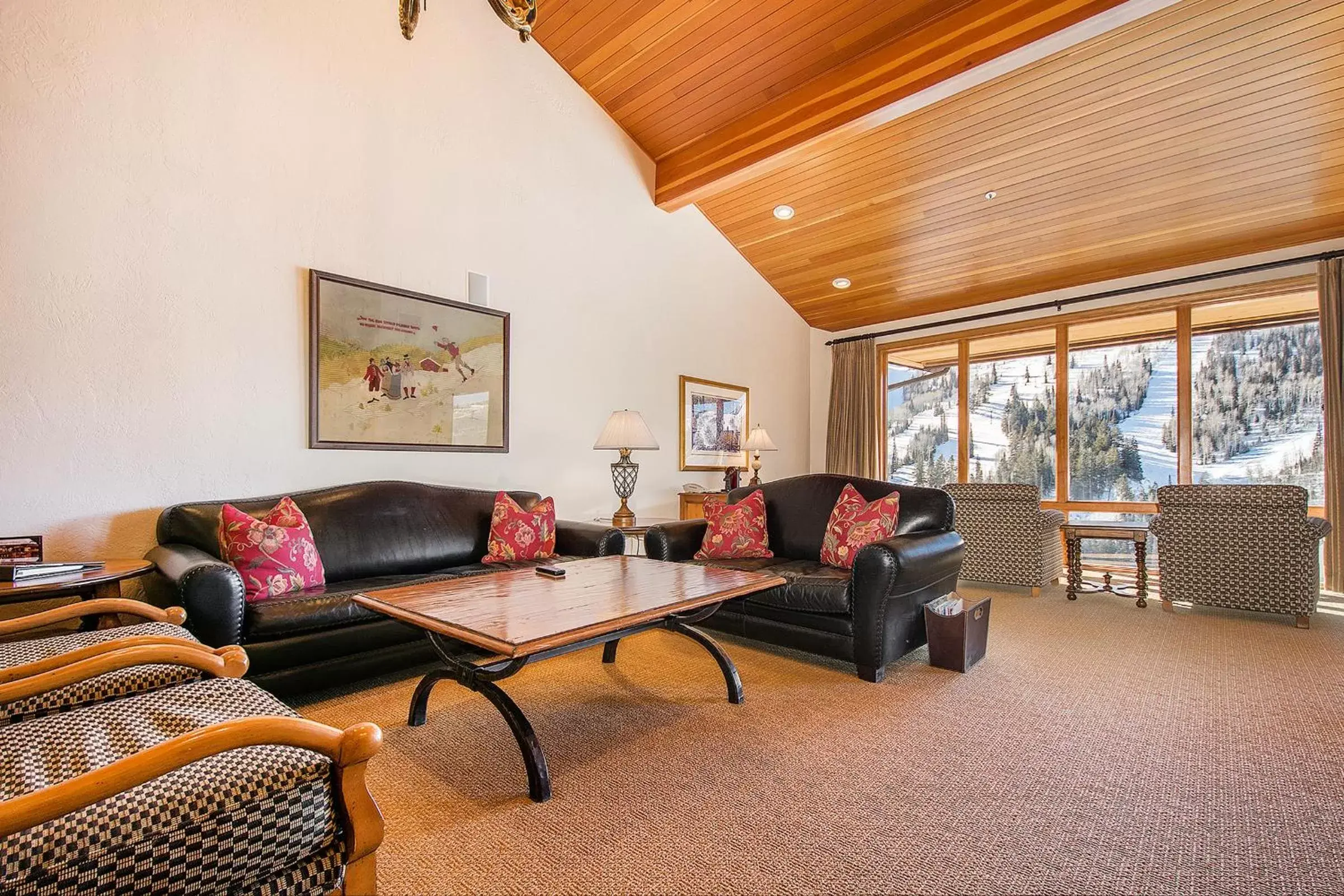 Living room, Seating Area in Stein Eriksen Lodge Deer Valley