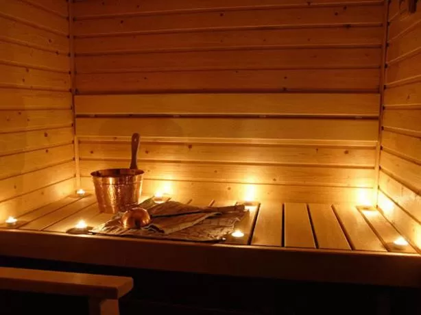 Sauna in Vip's Motel Luxury Accommodation & Spa
