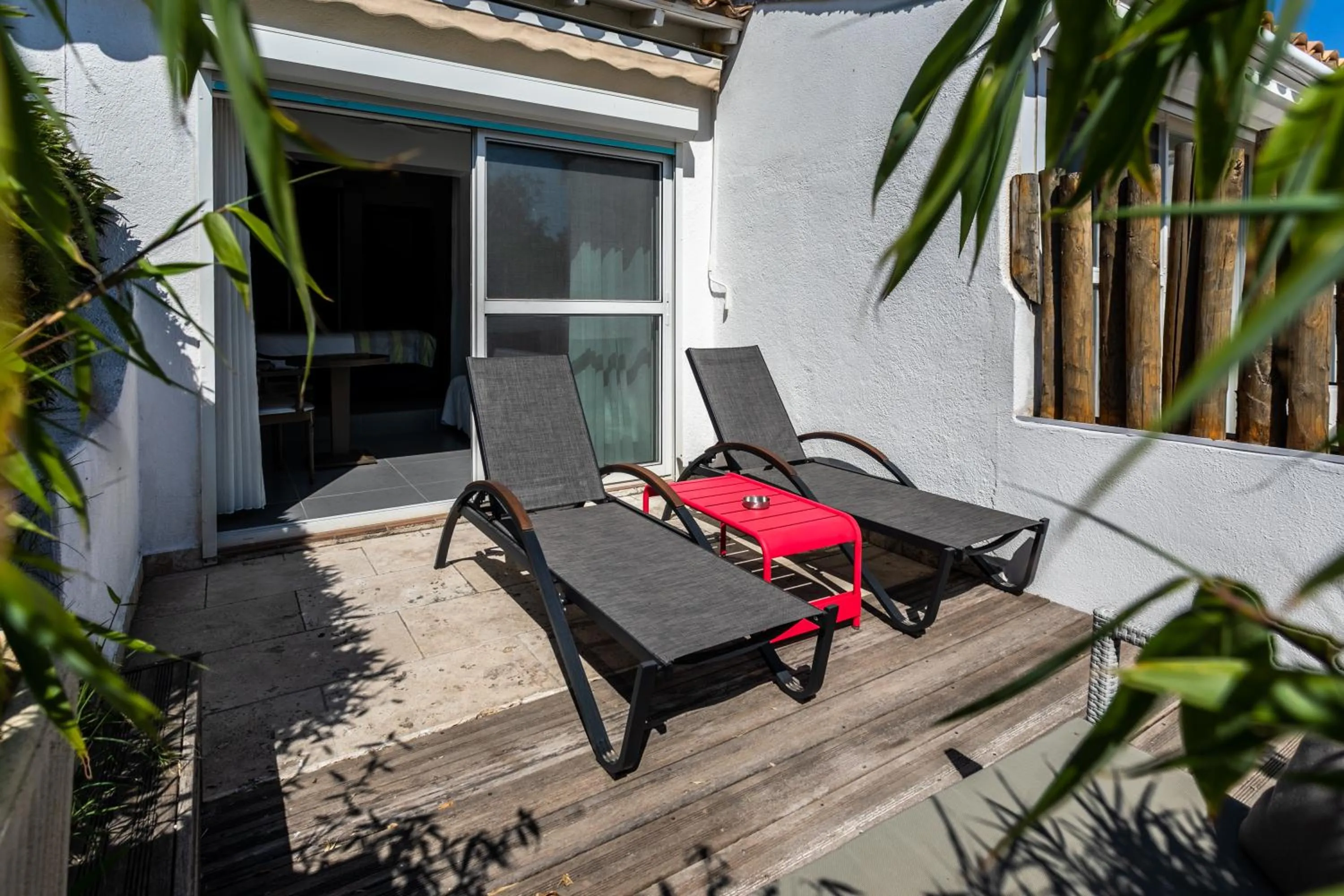 sunbed in Le Mas de Cocagne