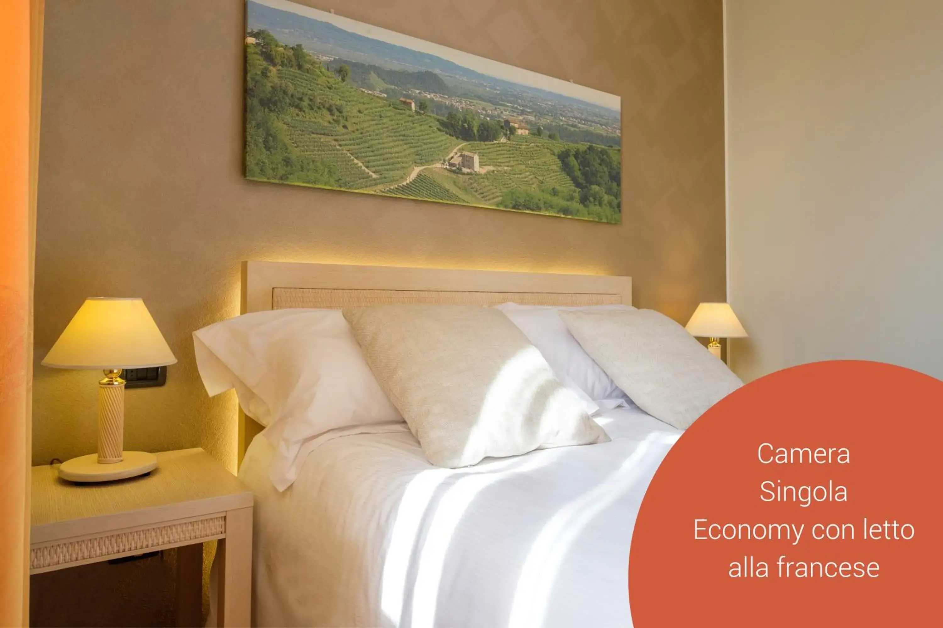 Bed in Wine Hotel San Giacomo Activity & Wellness