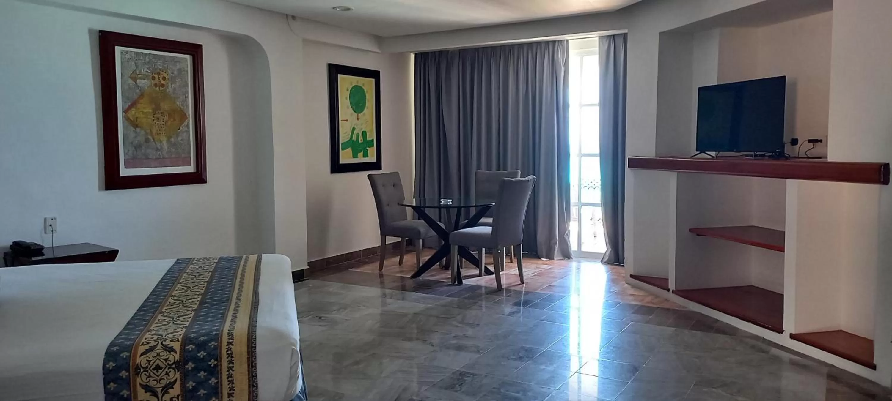 Bed in Hotel & Museo Casa Turquesa