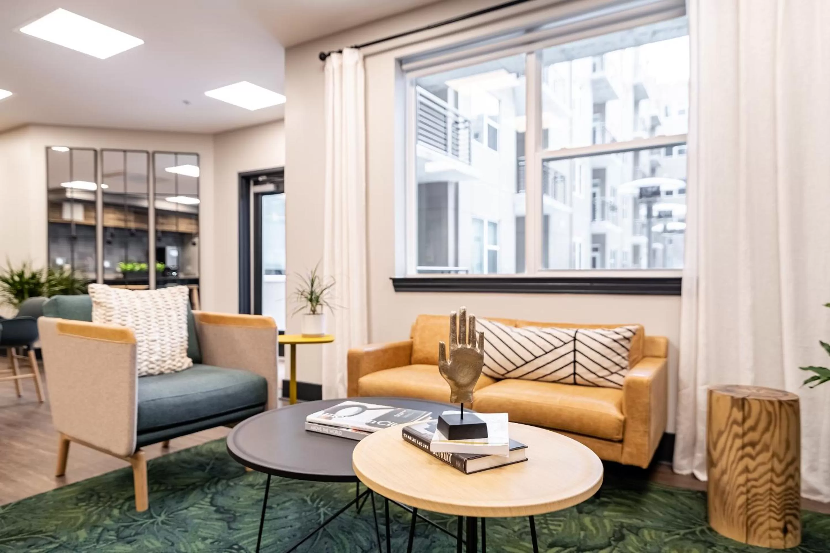 Lobby or reception, Seating Area in Mint House Detroit - New Center