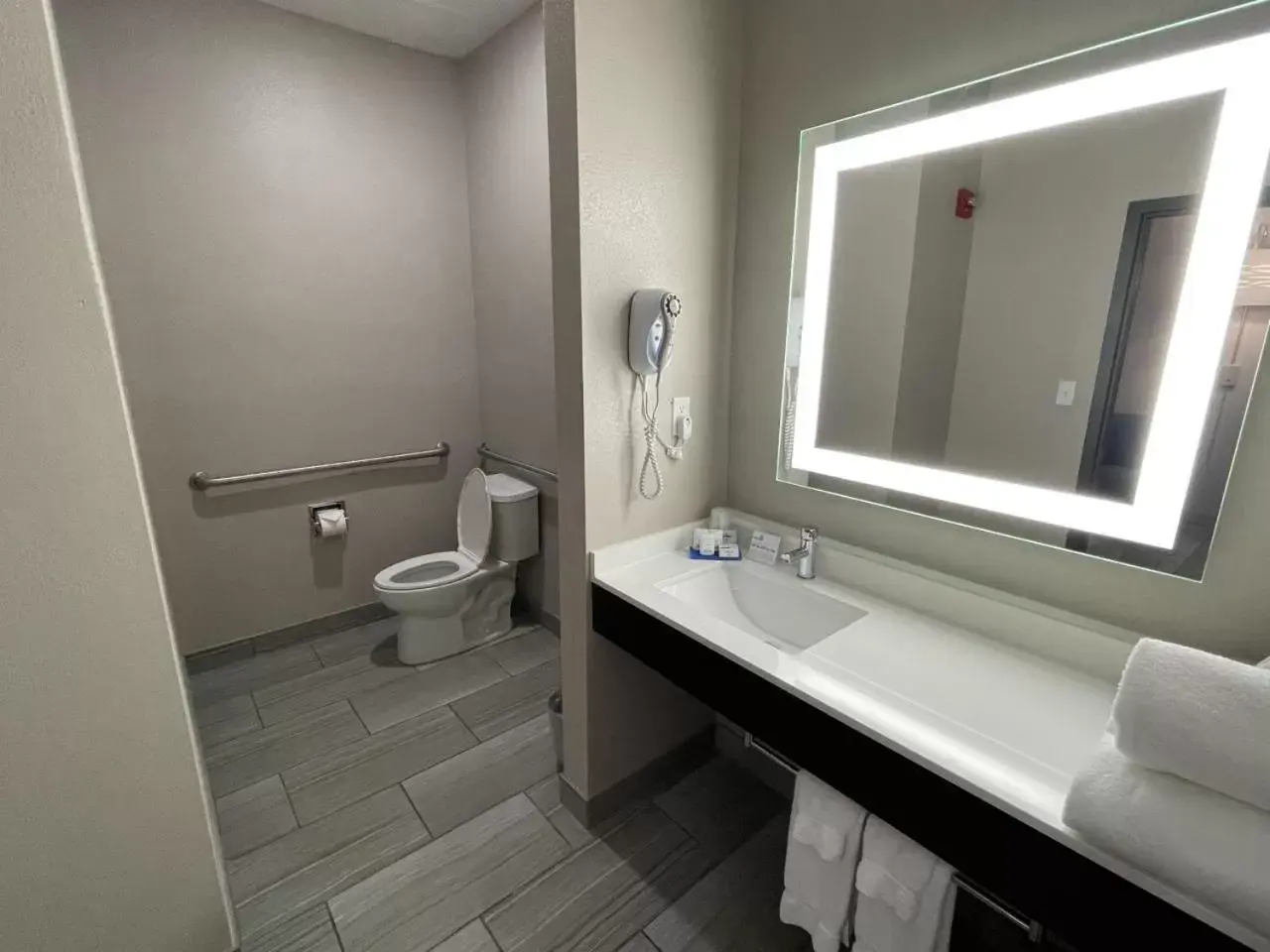 Bathroom in Holiday Inn Express Hotel and Suites Ada, an IHG Hotel