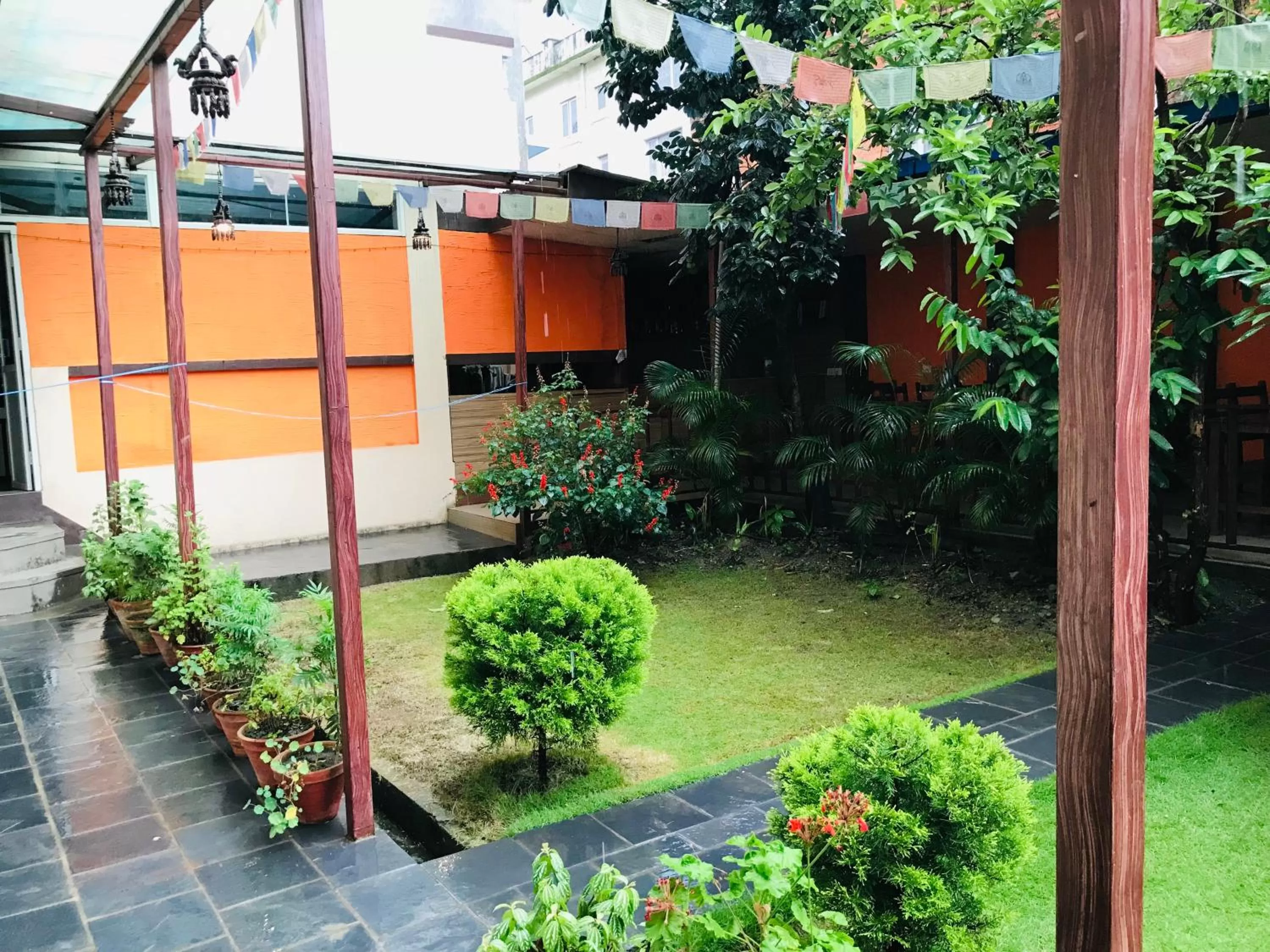 Garden in Hotel Chhimeki