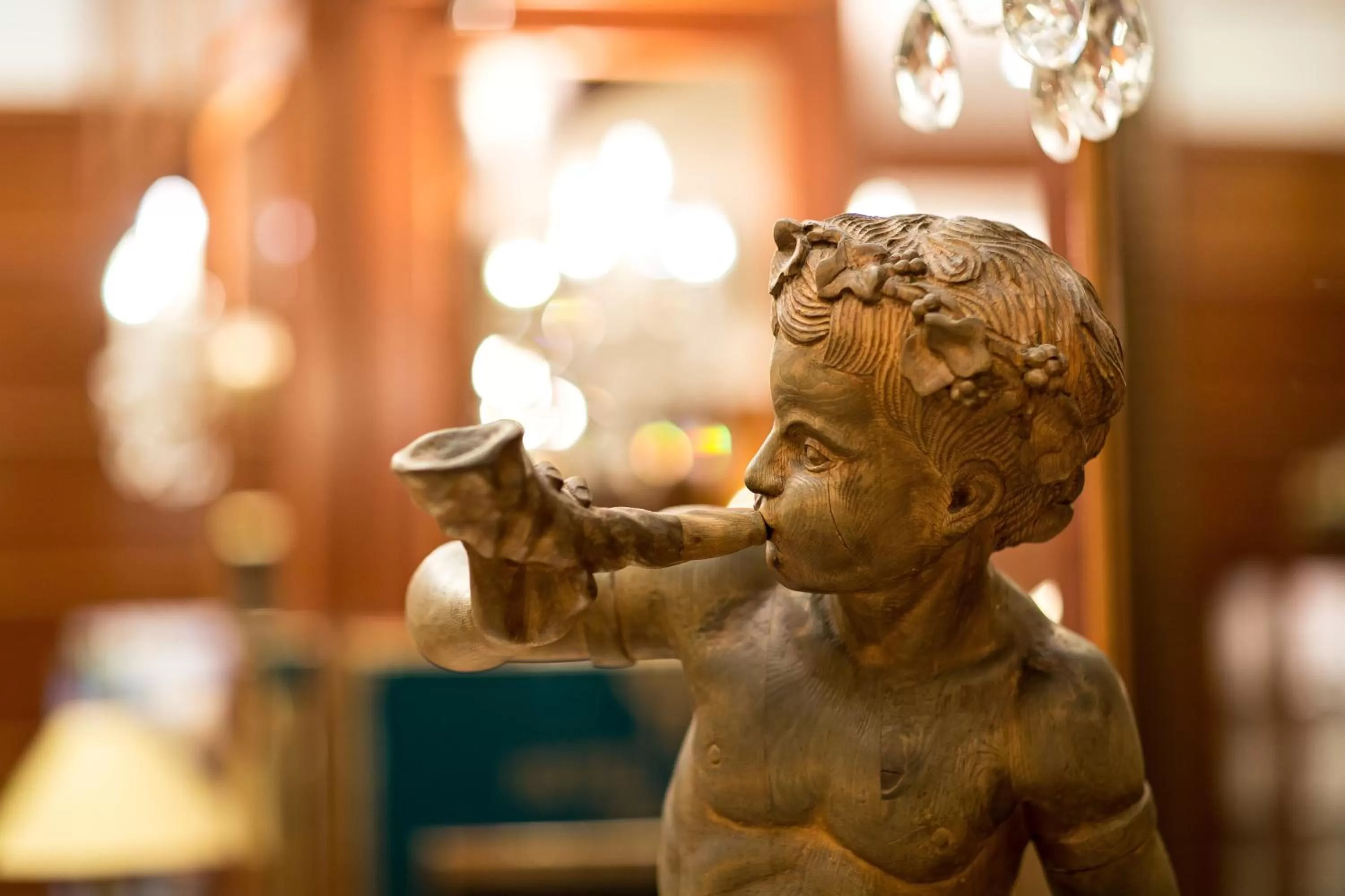 Decorative detail in Art Nouveau Palace Hotel