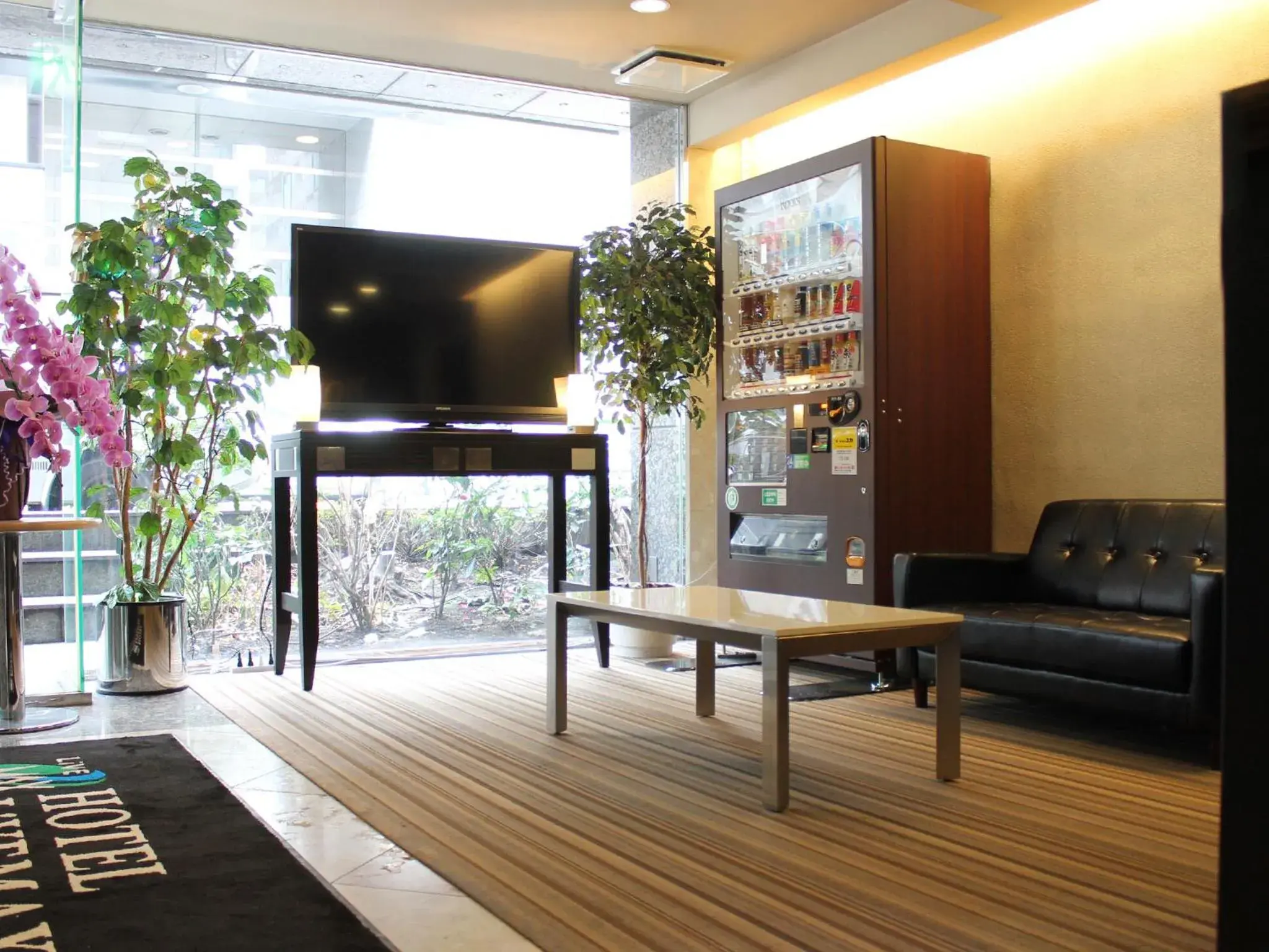 Lobby or reception, TV/Entertainment Center in HOTEL LiVEMAX BUDGET Shinbashi