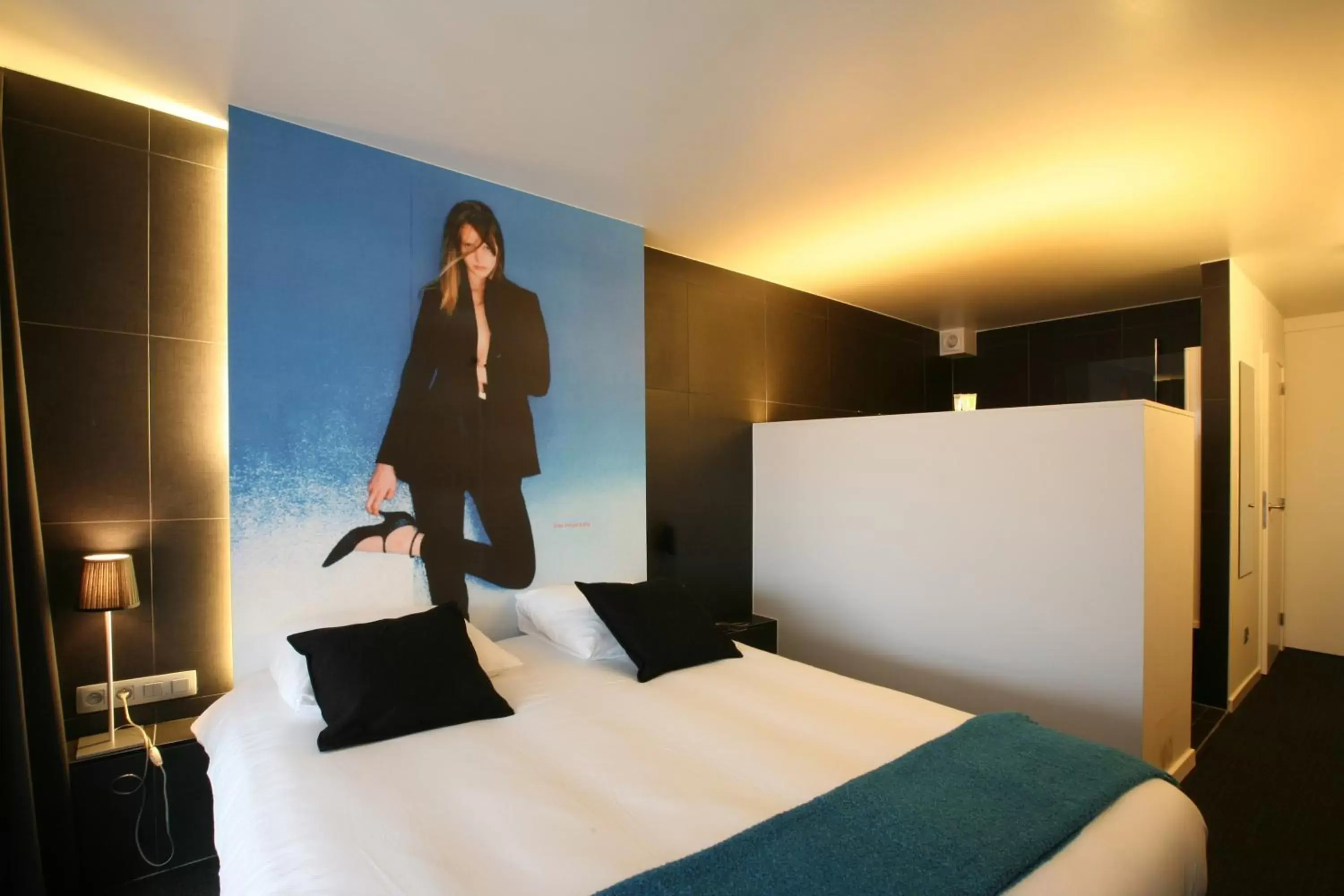 Bed in Hotel De Groene Hendrickx