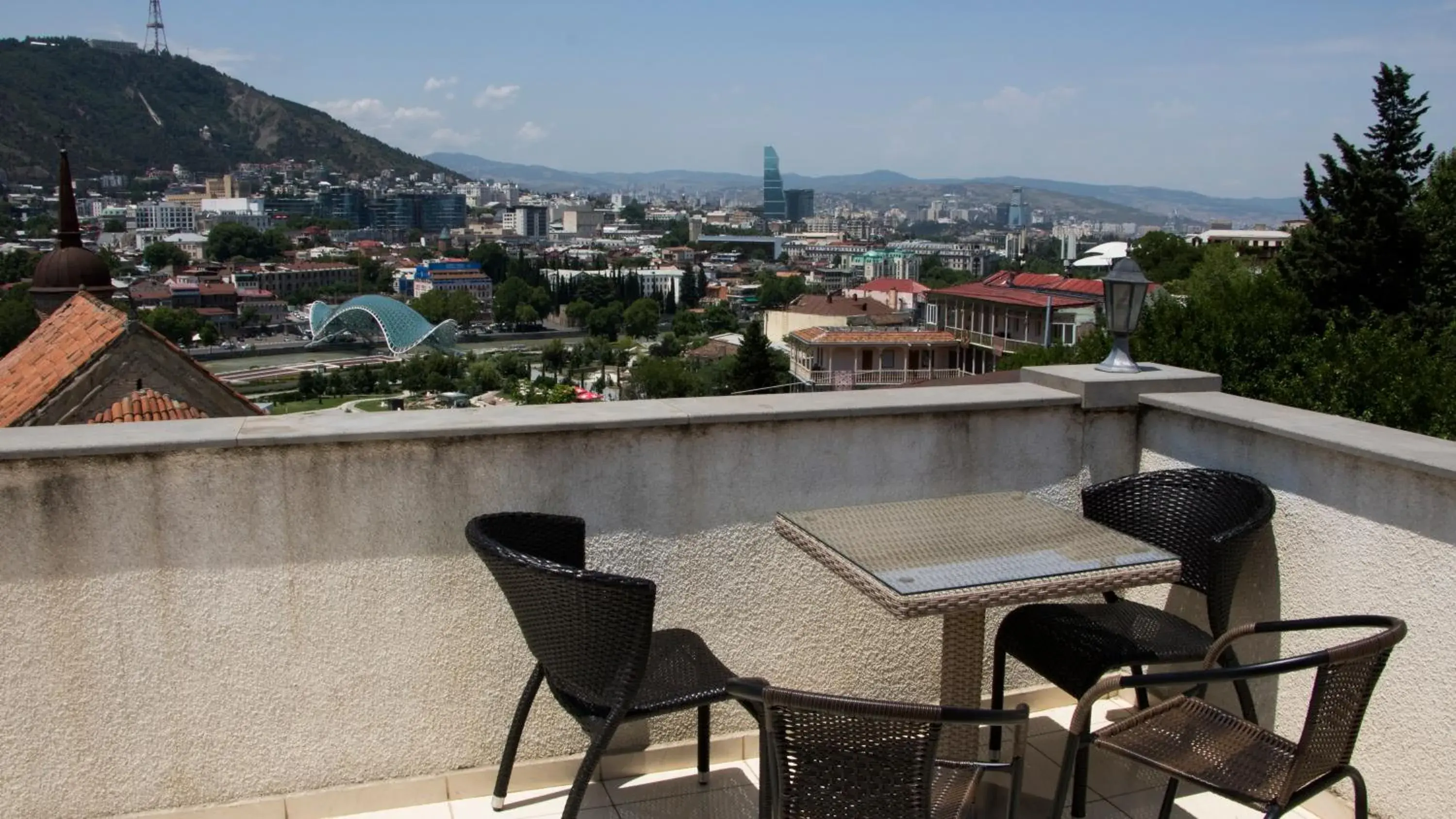 Balcony/Terrace in Hotel New Metekhi