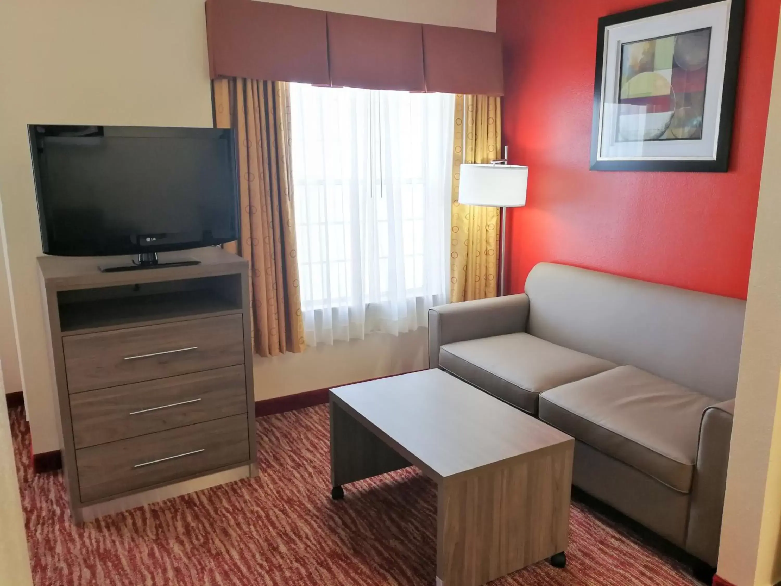 TV/Entertainment Center in Hawthorn Suites Irving DFW South