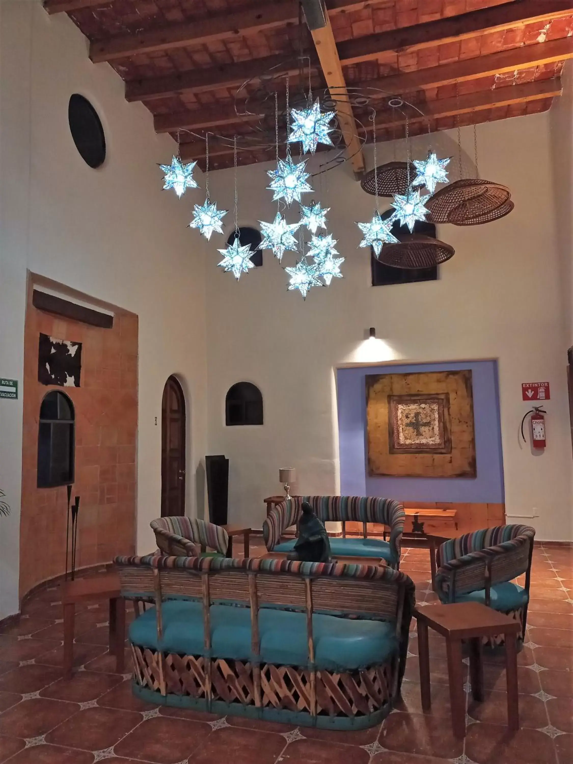 Lobby or reception in Hotel Casa Tequis San Luis Potosi