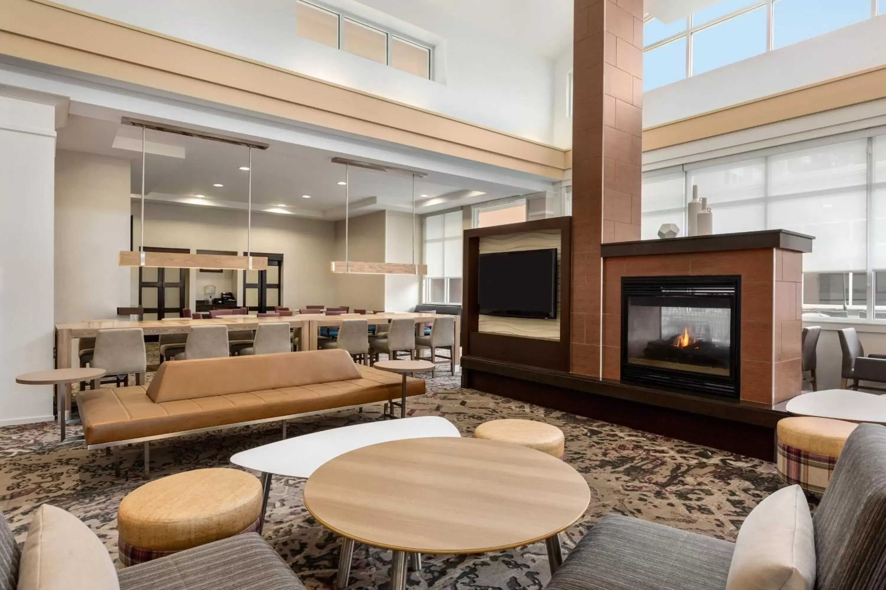 Lobby or reception, Lounge/Bar in Residence Inn Chattanooga Near Hamilton Place