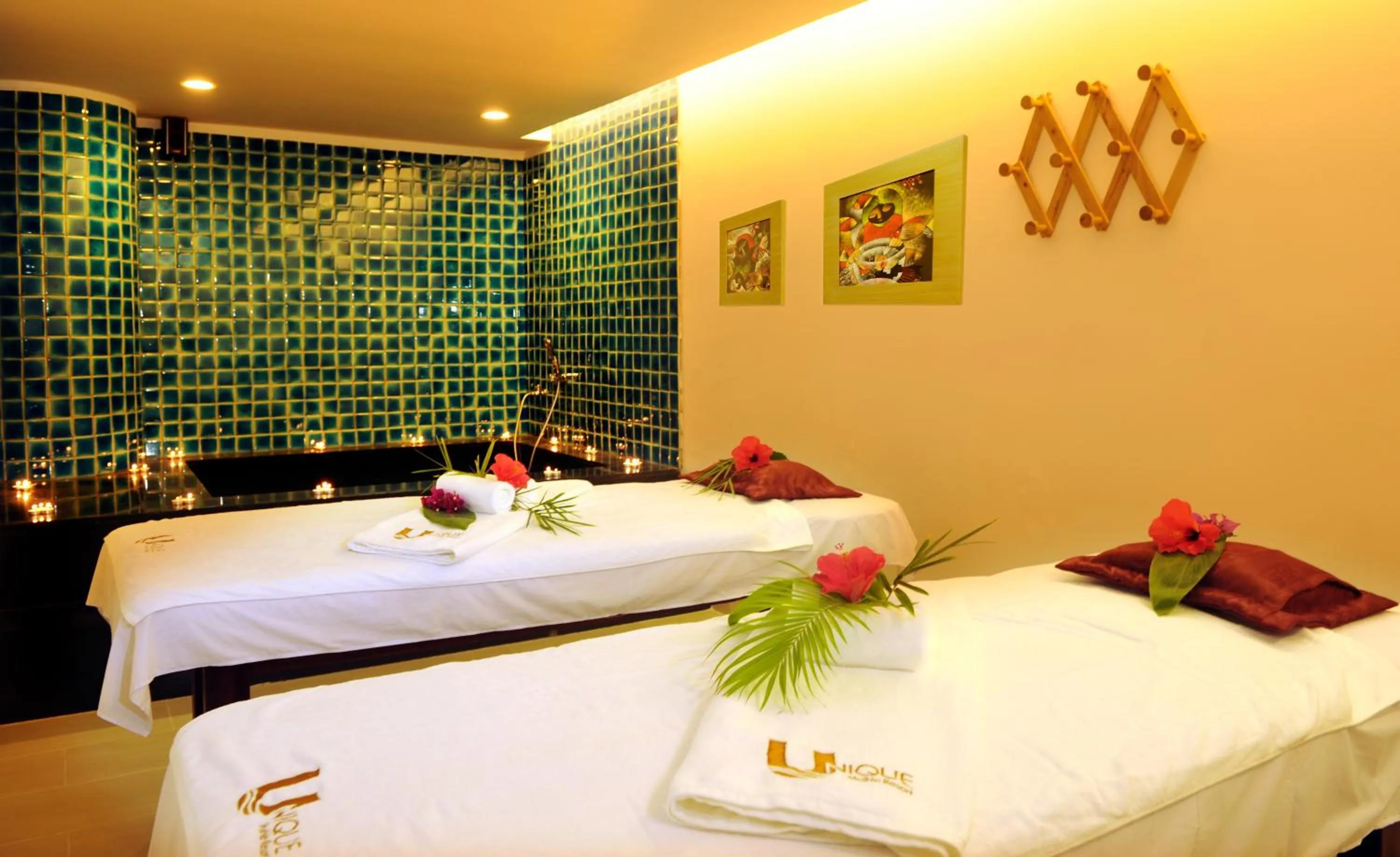 Bed in Unique Mui Ne Resort and Spa