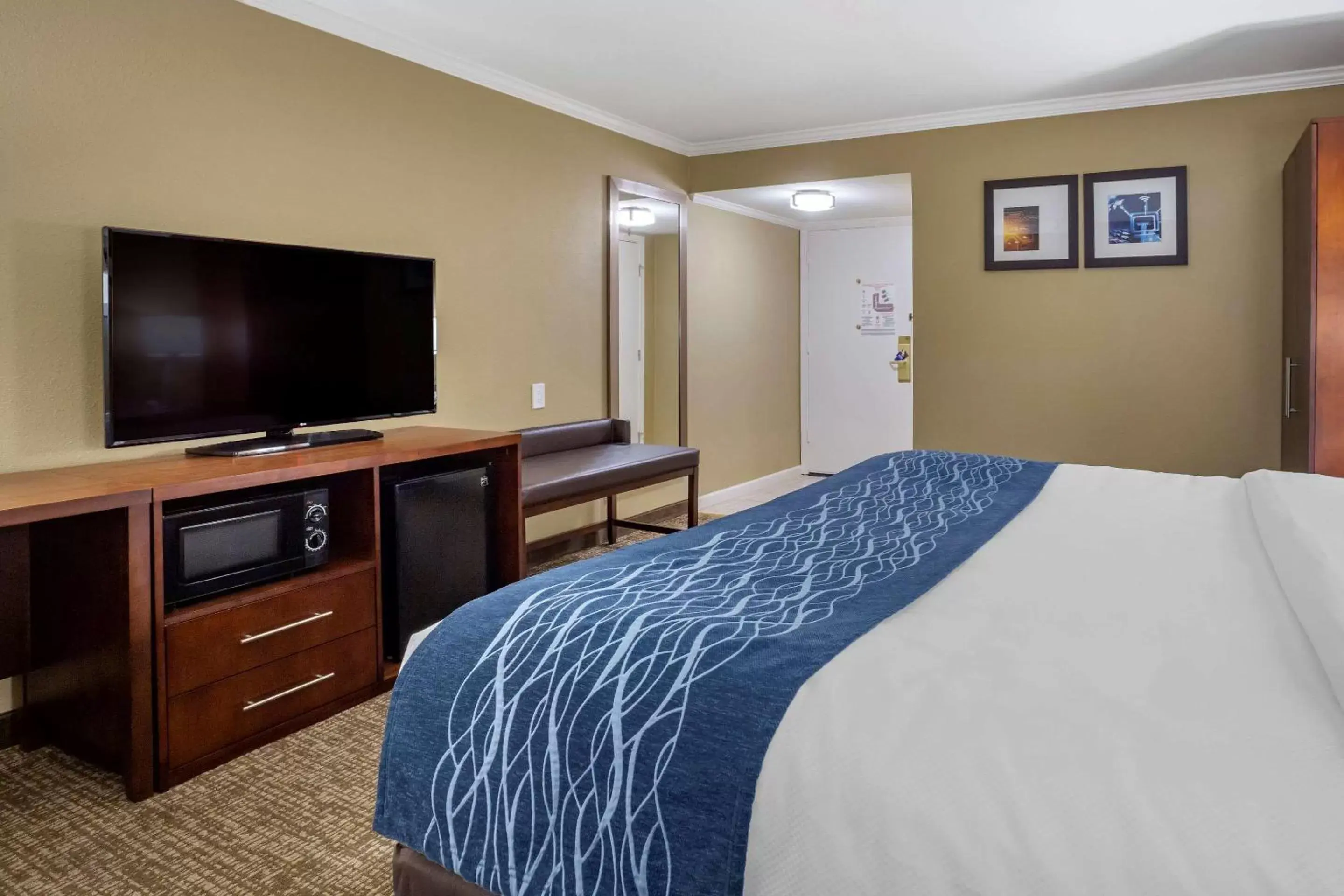 Deluxe Room, 1 King Bed with Whirlpool, Non Smoking in Comfort Inn Sunnyvale – Silicon Valley
