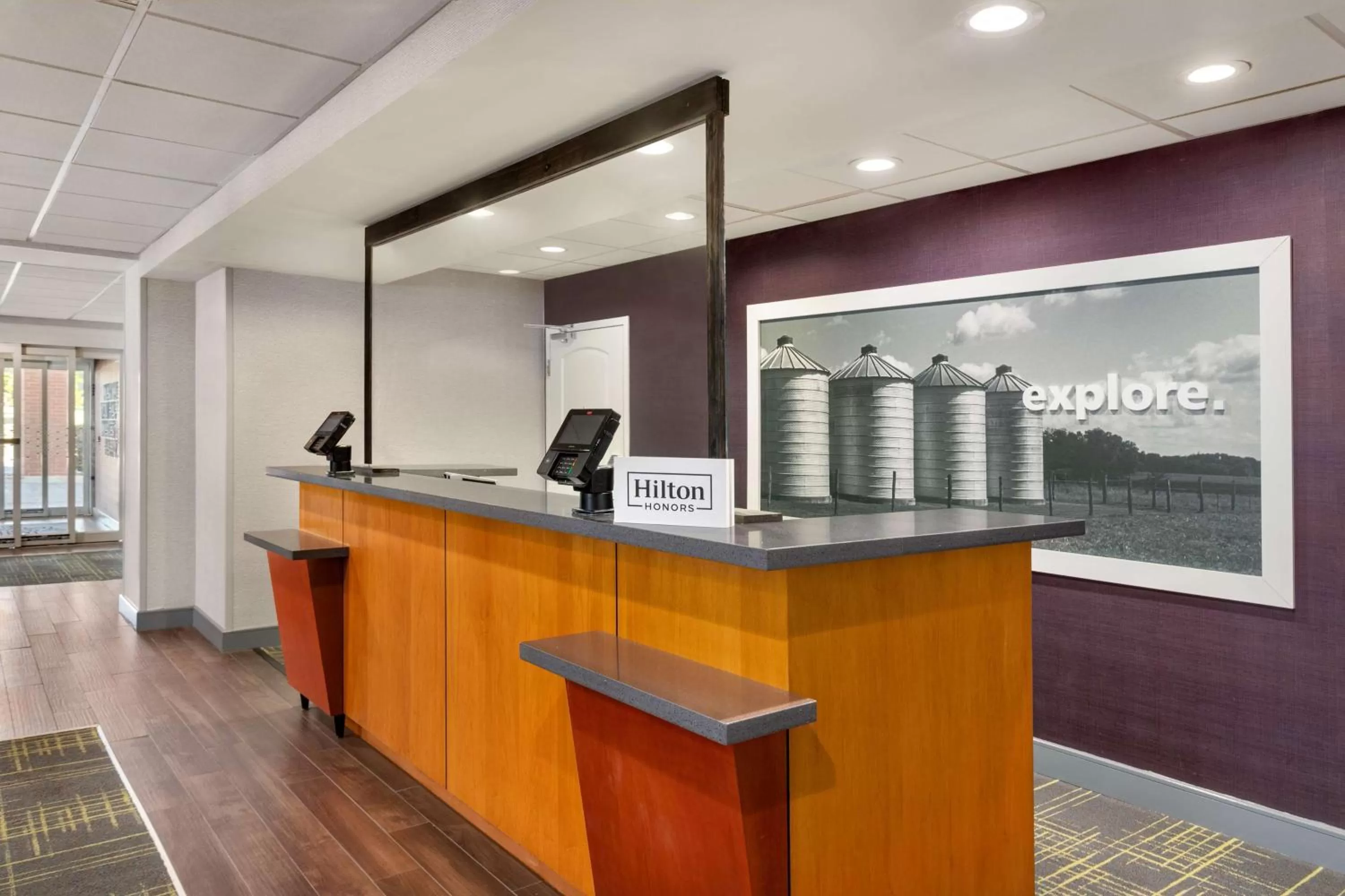 Lobby or reception in Hampton Inn St. Louis-Columbia