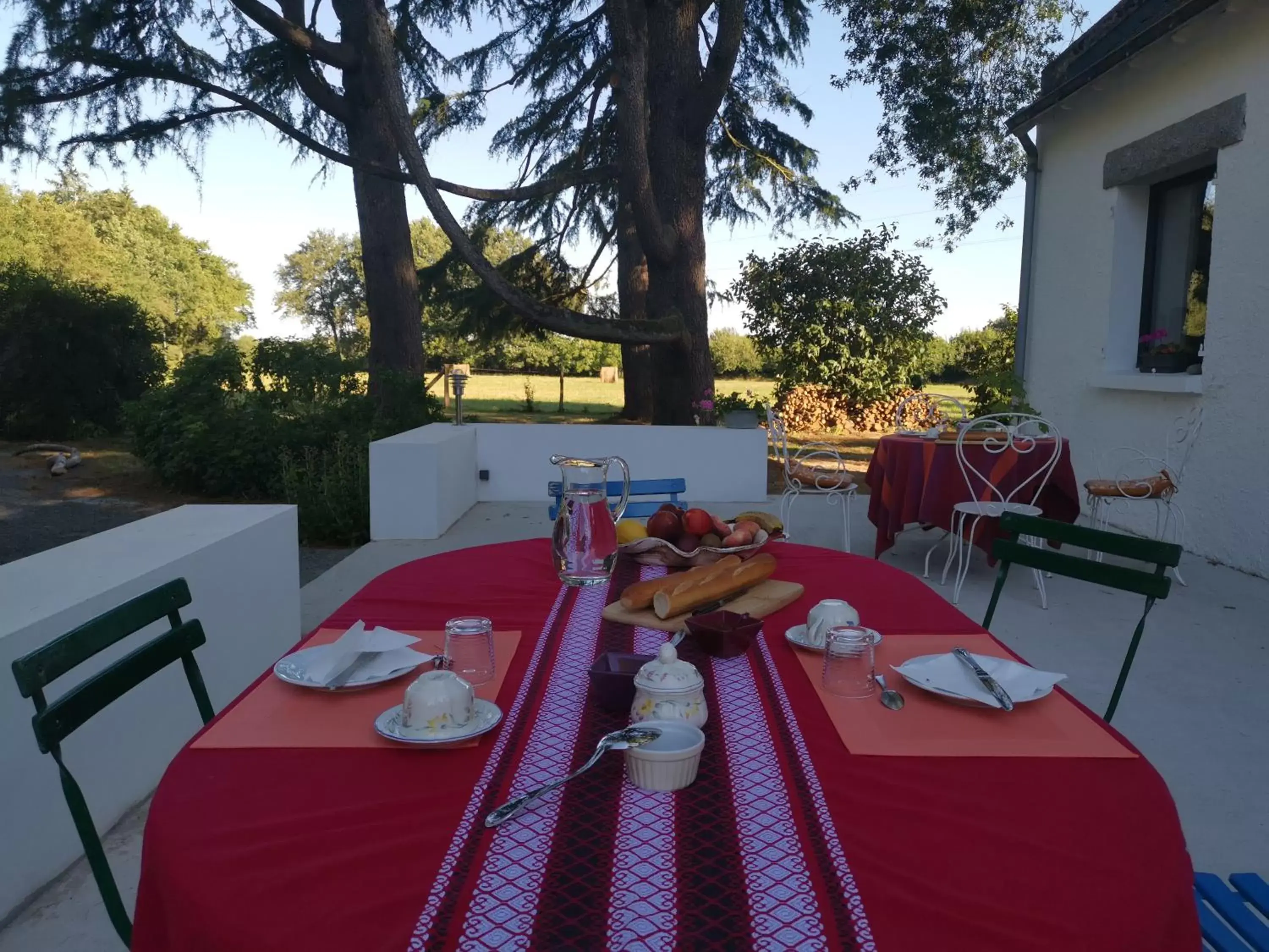 Patio, Restaurant/Places to Eat in Le moulin de La Retardière