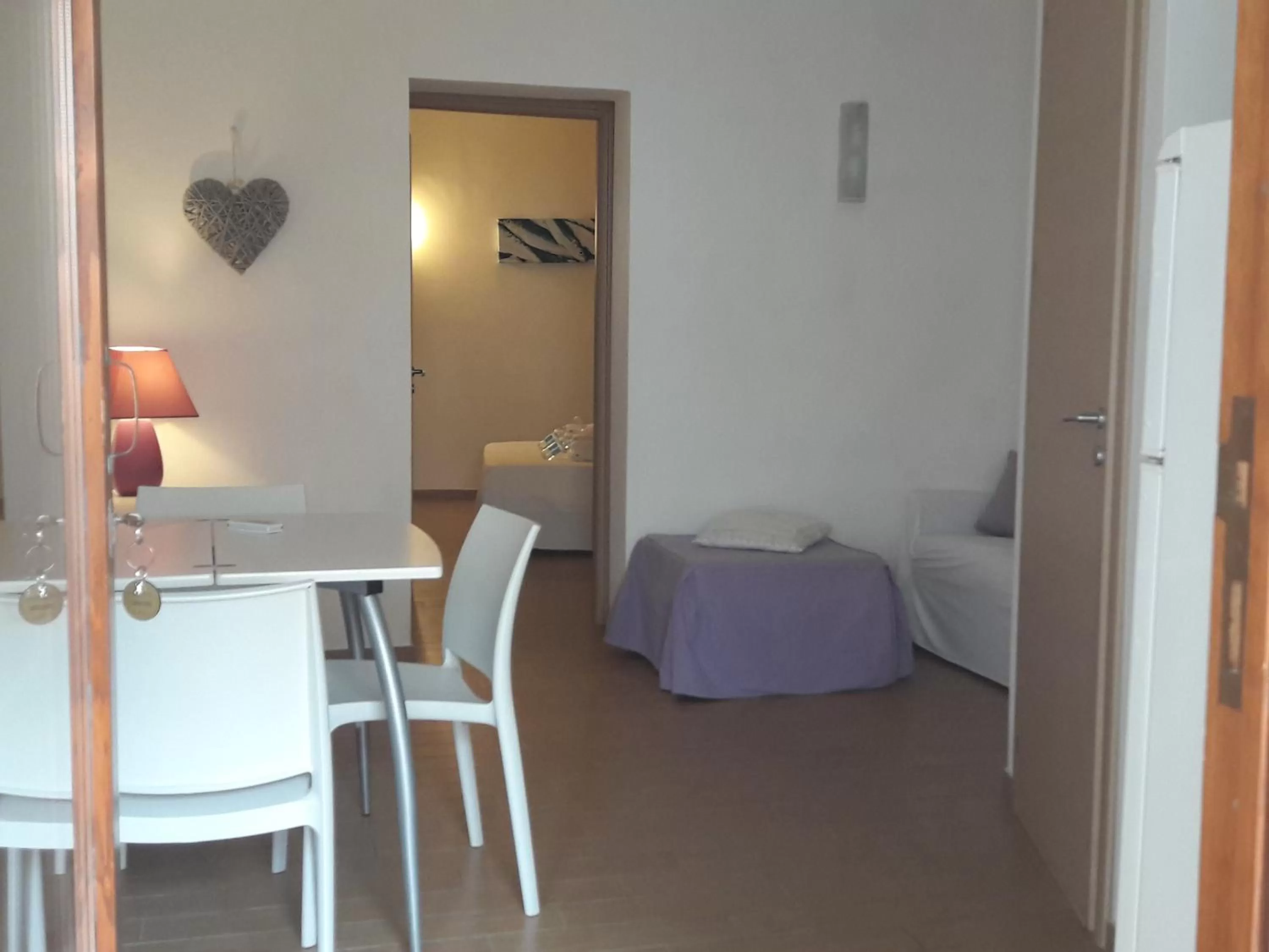 Dining area, Bed in Cortile Antico
