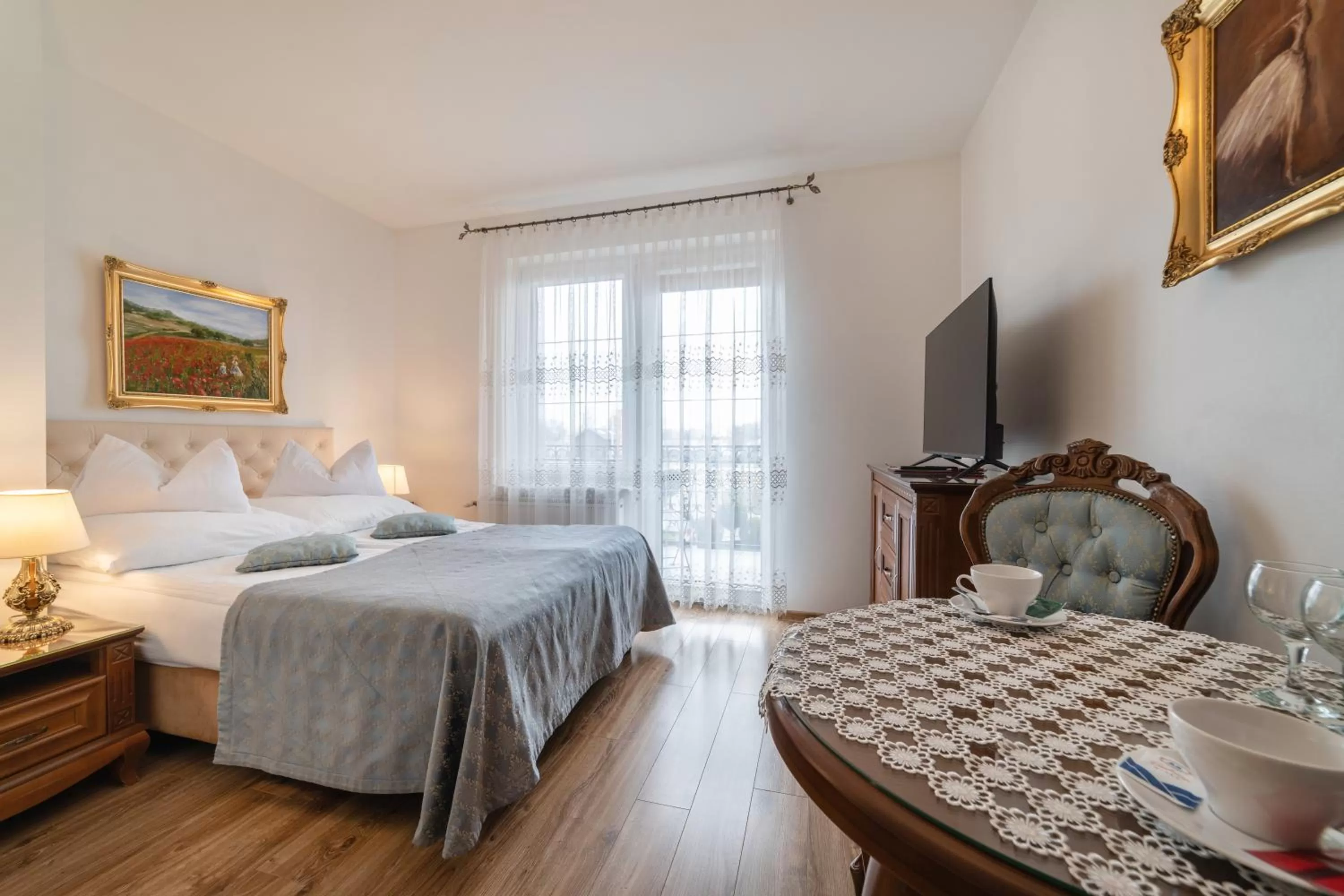 Bed in Pensjonat & Restauracja Admirał