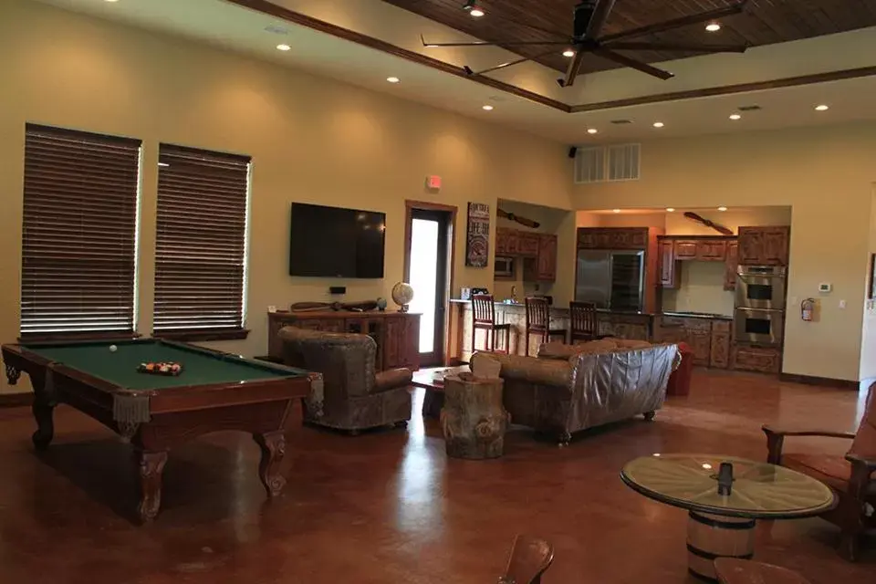 Billiards in Flying L Ranch Resort