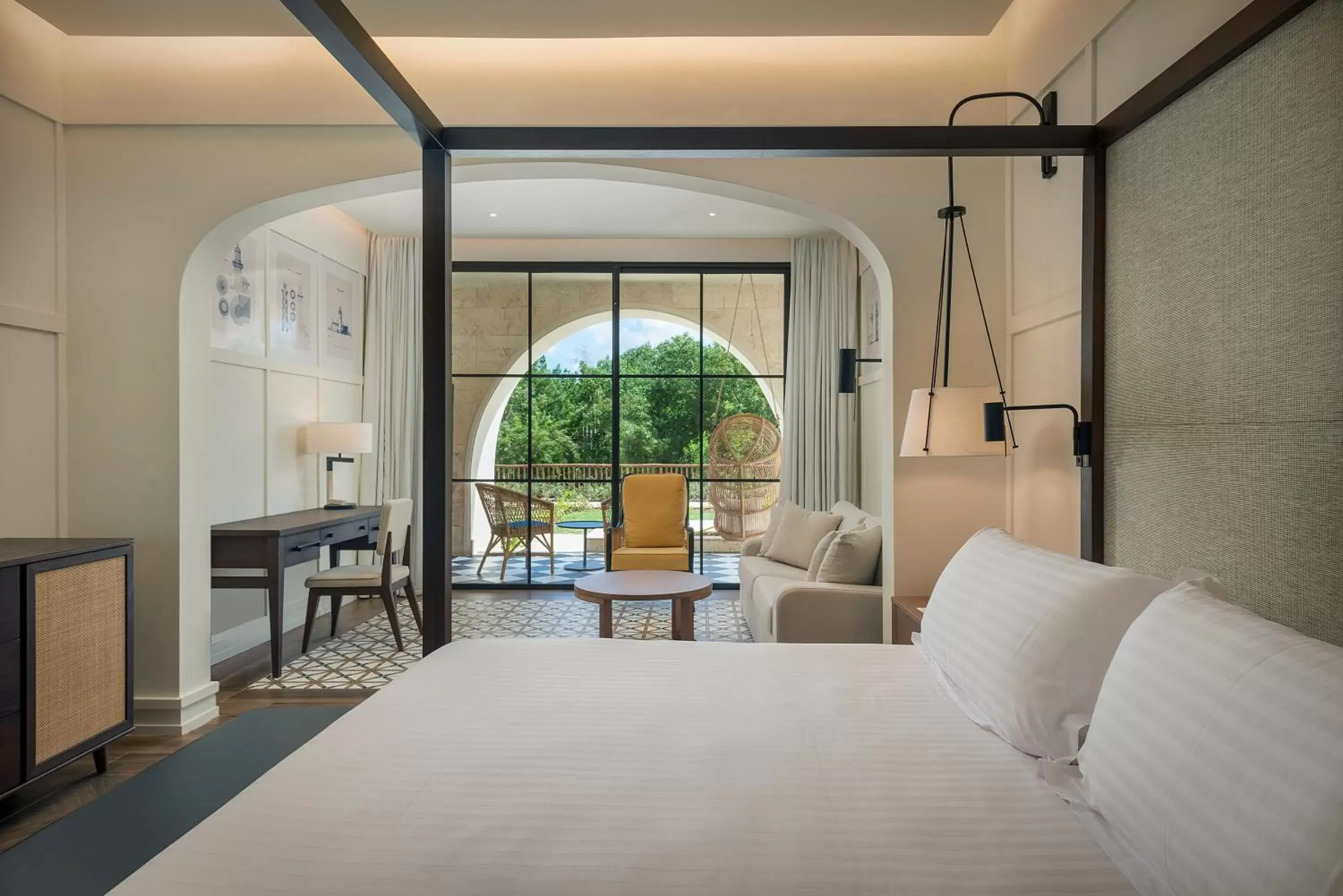 View (from property/room), Bed in Ocean el Faro Resort - All Inclusive