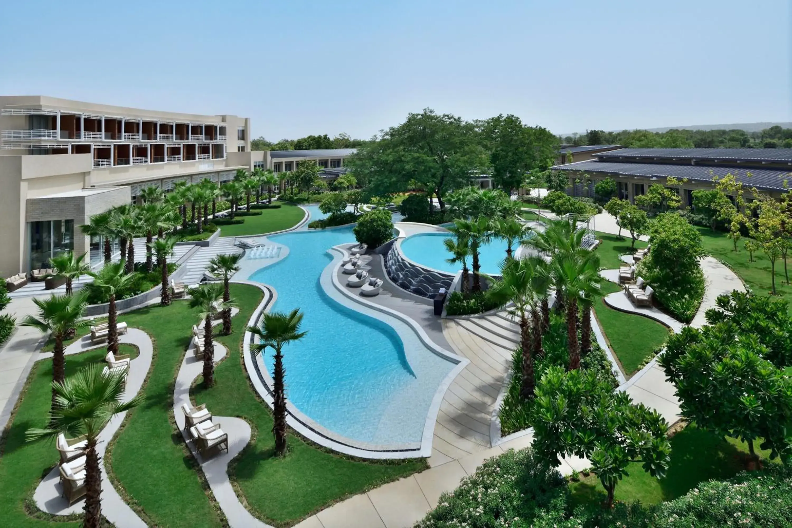 Swimming pool, Pool View in Courtyard by Marriott Aravali Resort