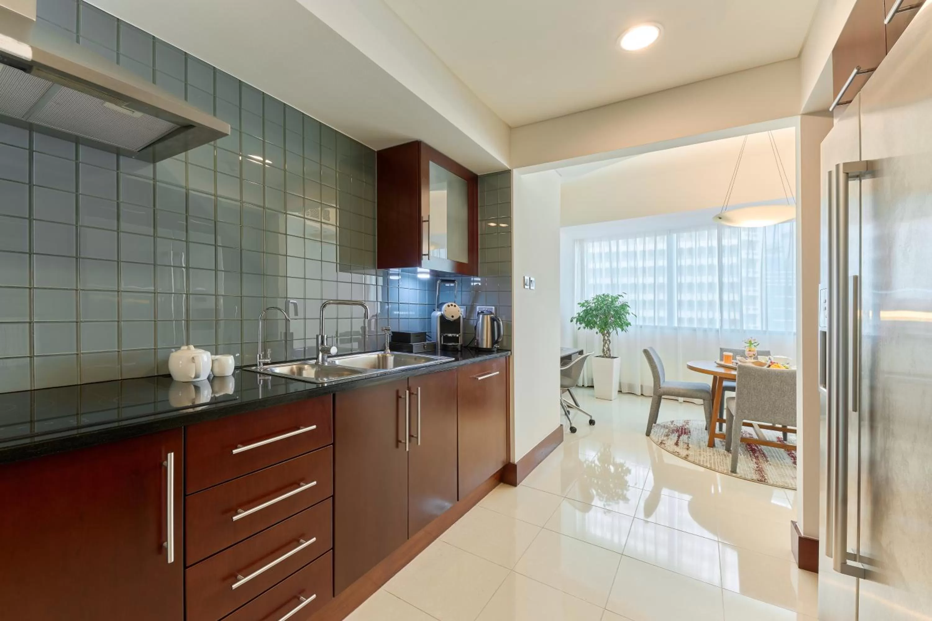 kitchen in Jumeirah Living World Trade Centre Dubai
