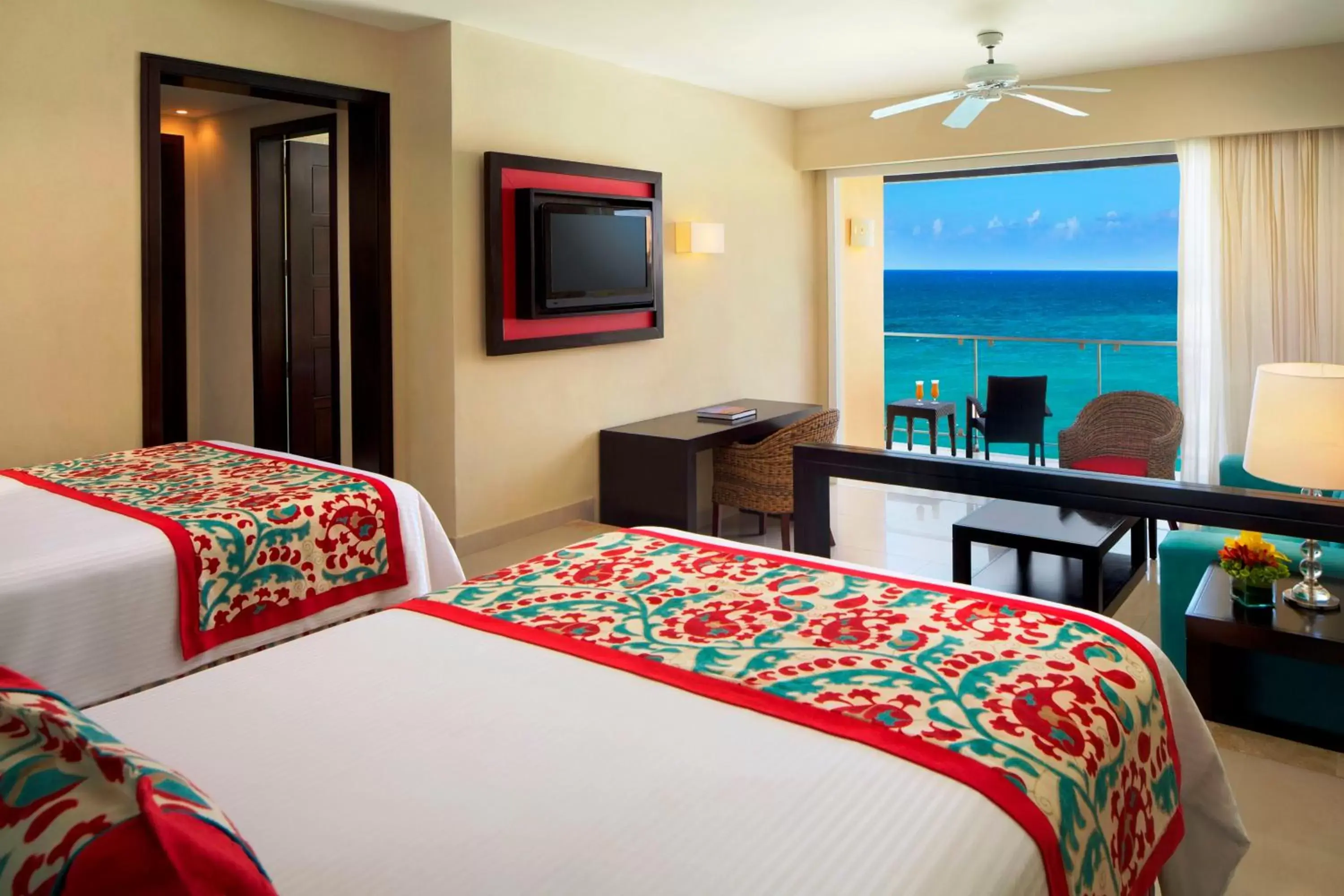 Junior Suite Ocean Front Triple in Dreams Jade Resort & Spa - All Inclusive