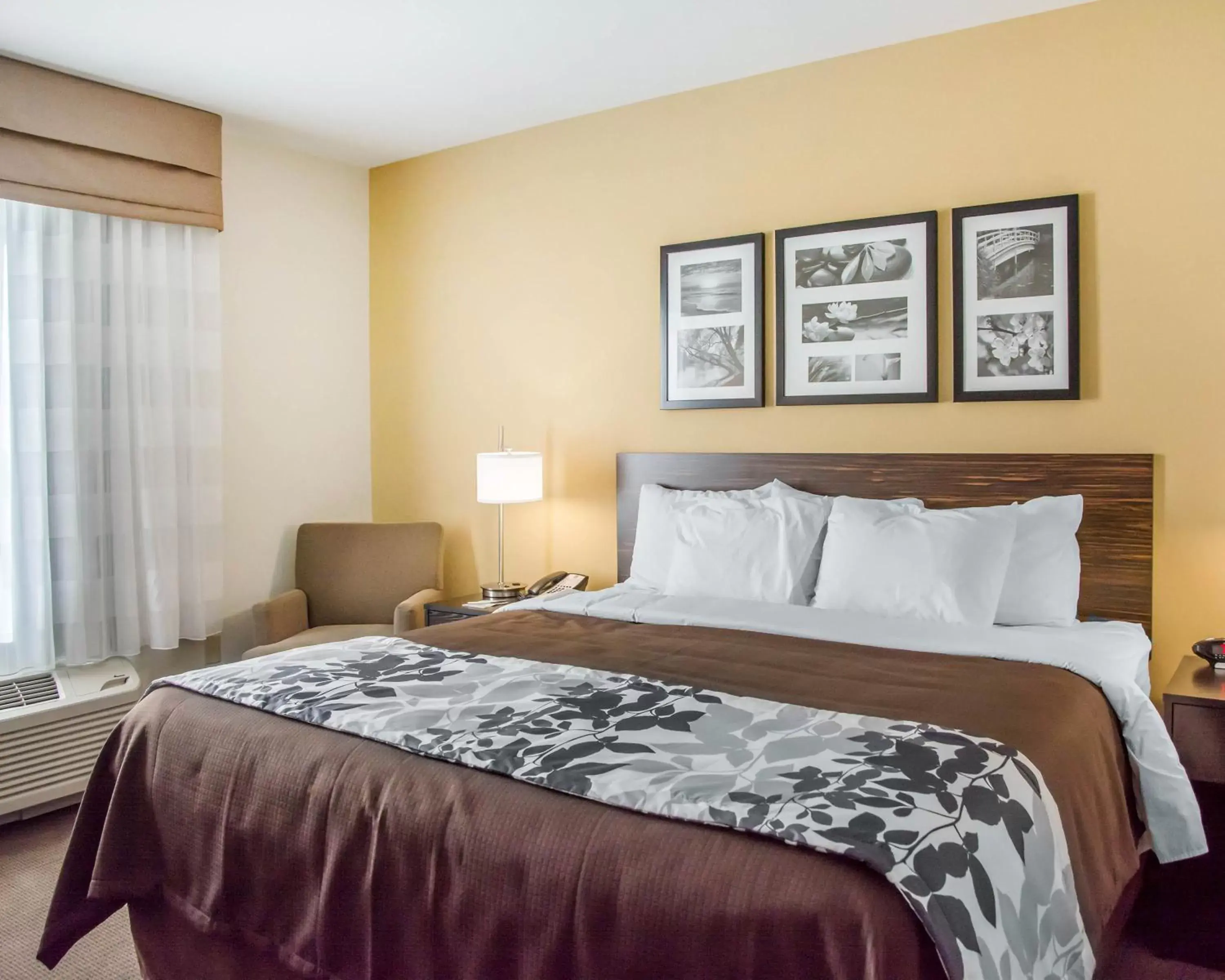 Bed in Sleep Inn & Suites Parkersburg