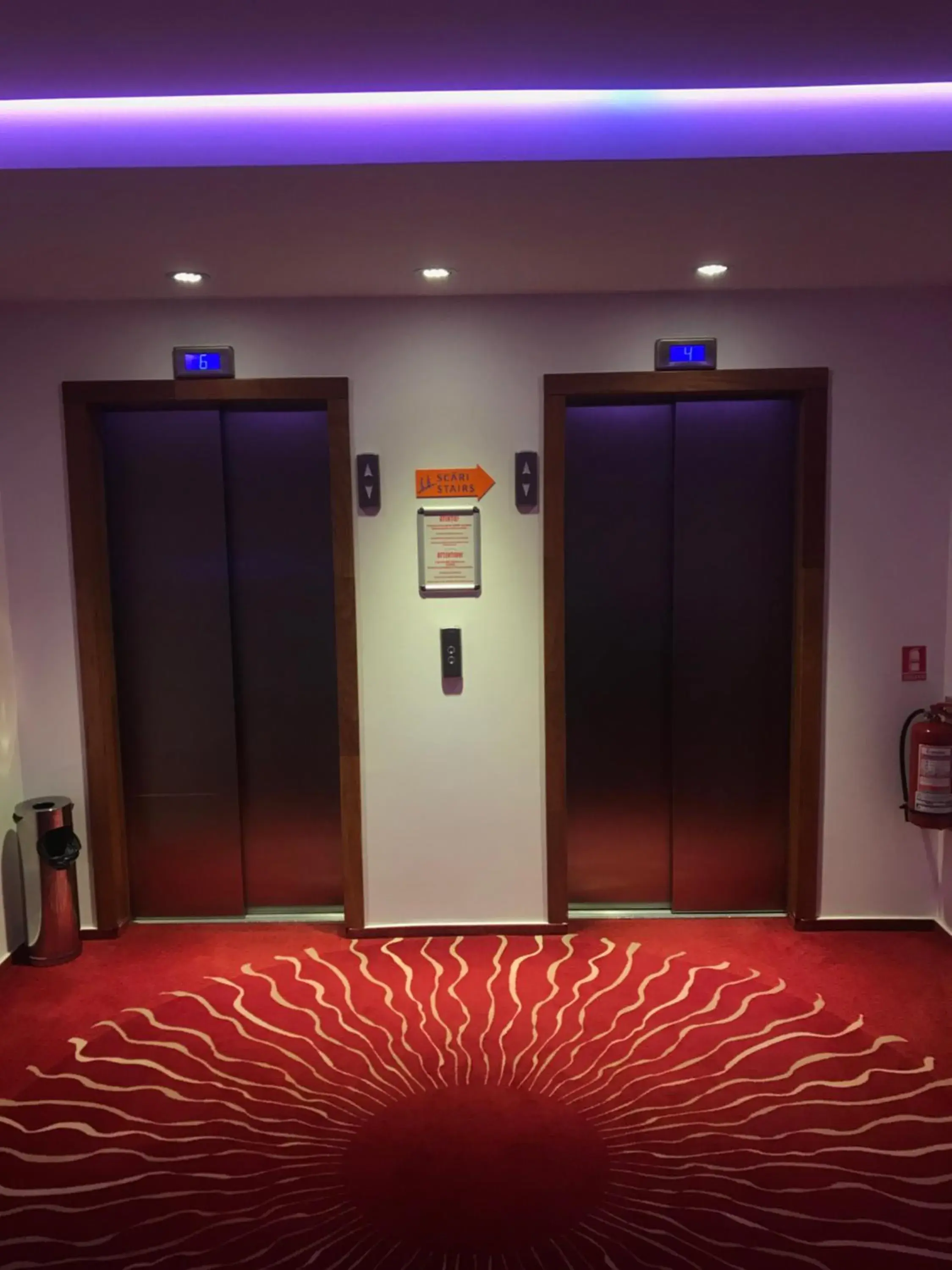 elevator in Marshal Garden Hotel