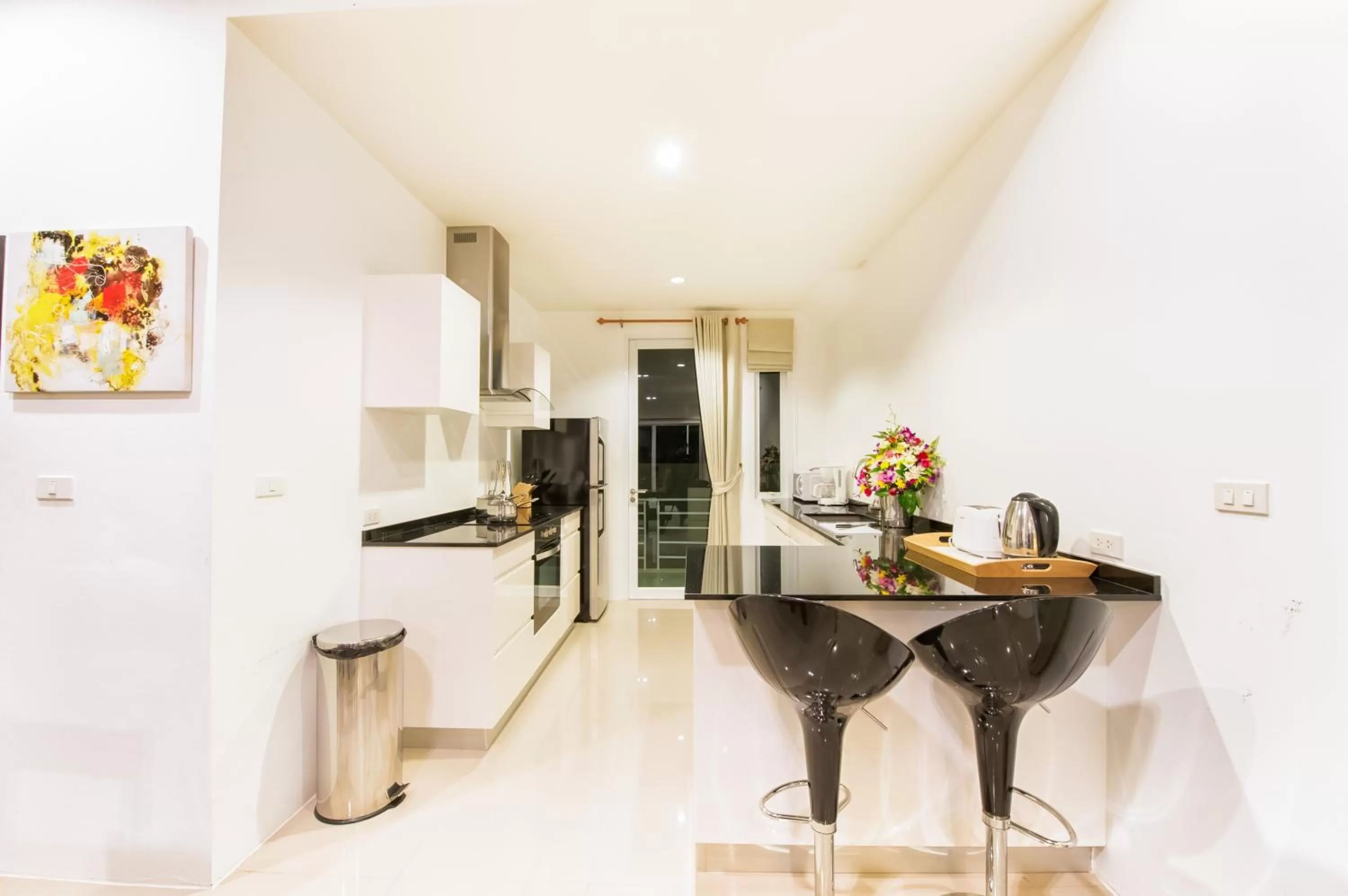 Kitchen or kitchenette in Oriental Beach Pearl Resort