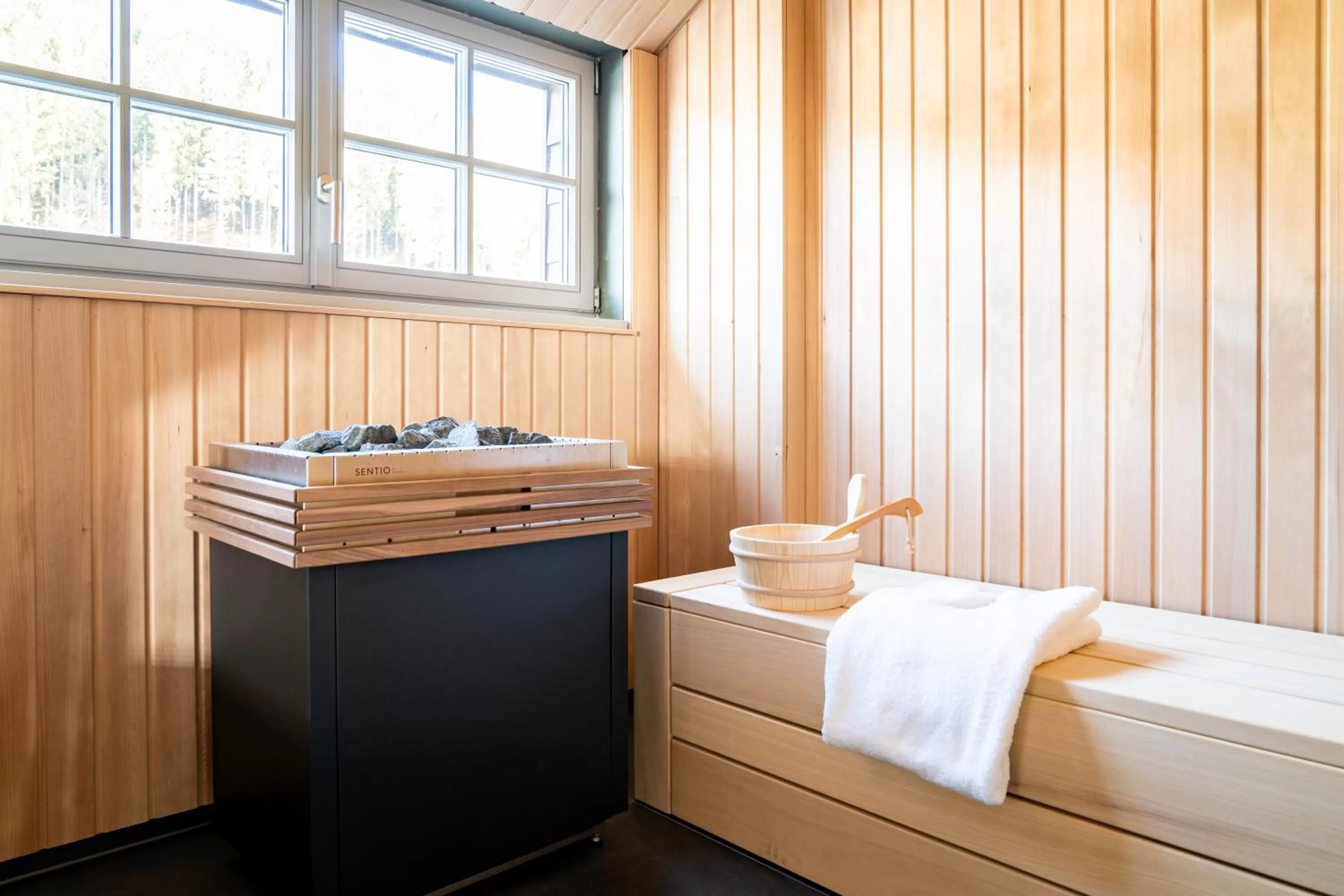 Sauna, Bed in coucou hotel & kuckucks-stube (Titisee)
