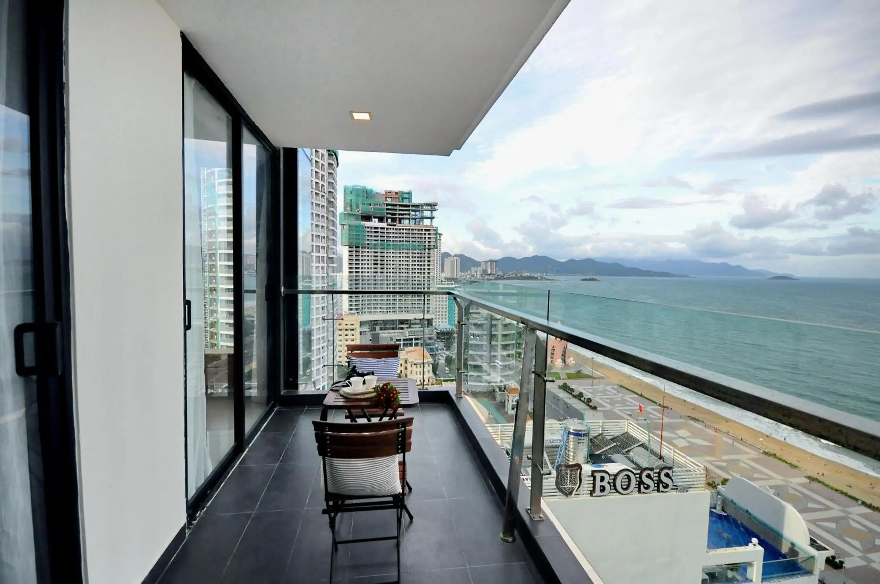 Balcony/Terrace in Holi Beach Hotel & Apartments