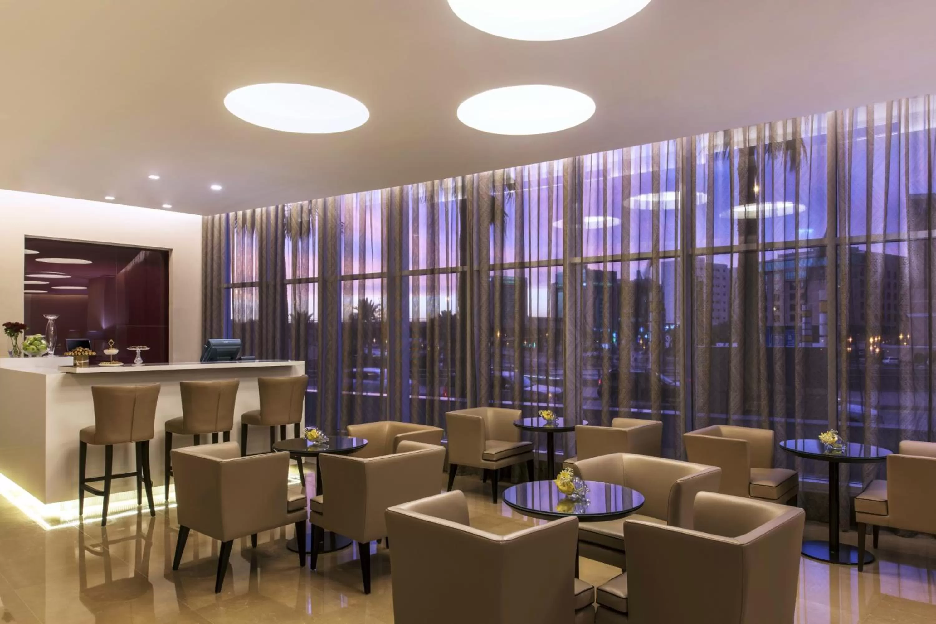 Communal lounge/ TV room in Fraser Suites Riyadh