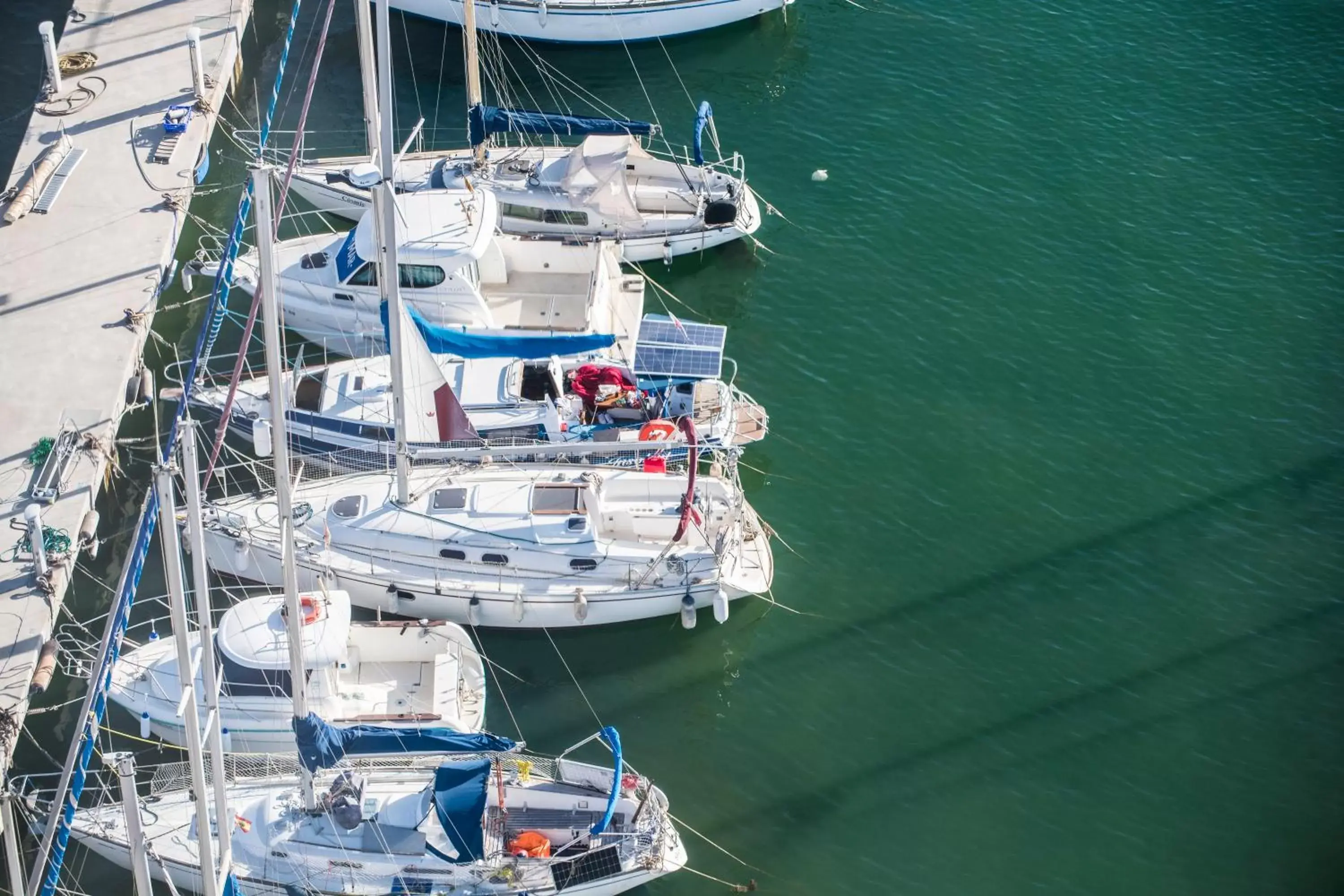 View (from property/room), Bird's-eye View in Hotel Marina Badalona