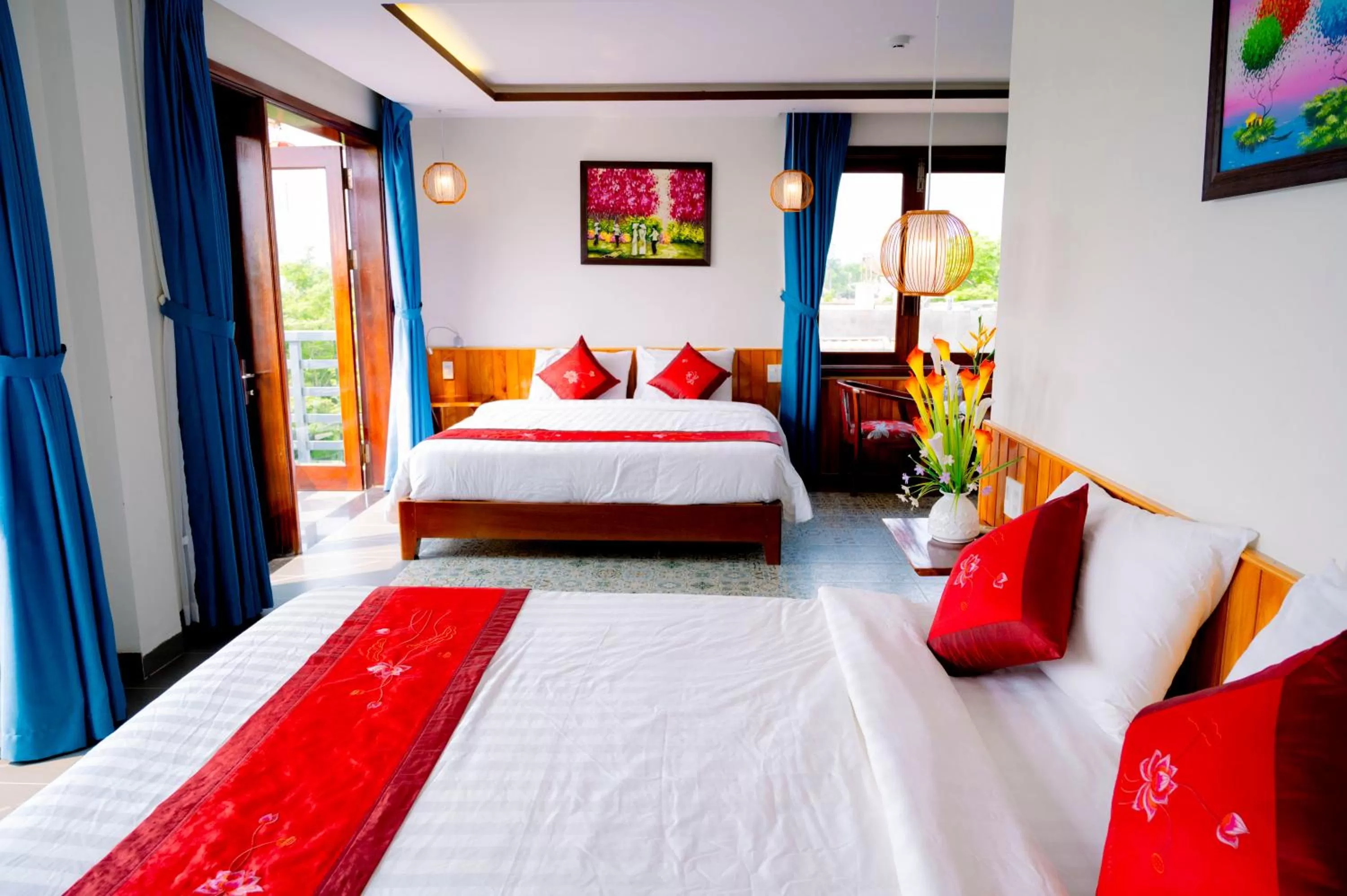 Bed in Villa Loan A HOI AN