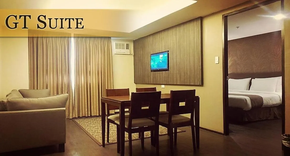 Bed in GT Hotel Iloilo