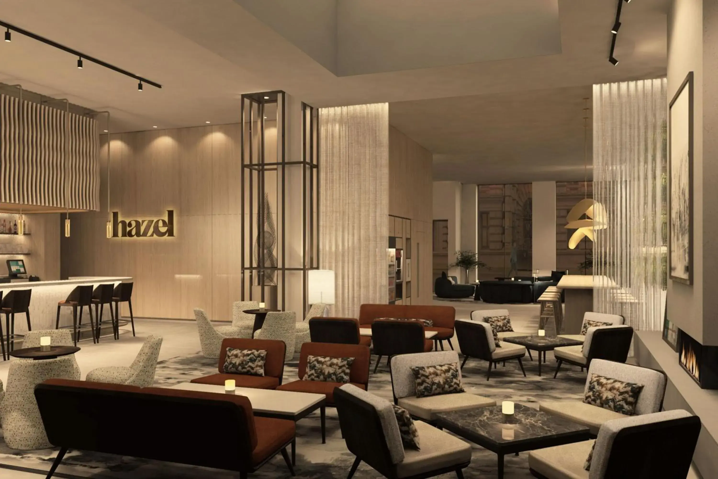 Lounge or bar, Restaurant/Places to Eat in AC Hotel by Marriott Glasgow