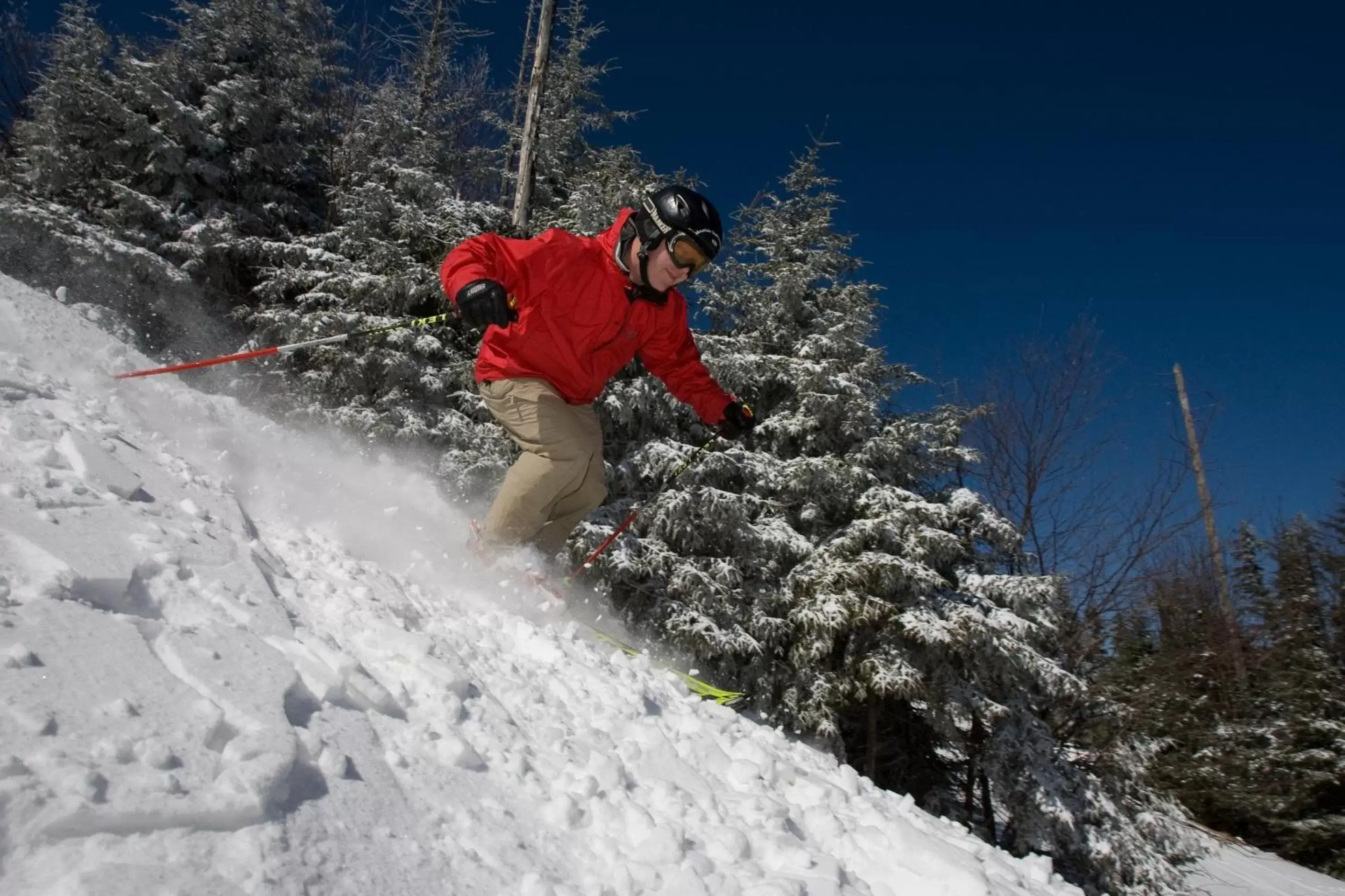 Skiing in Highland House