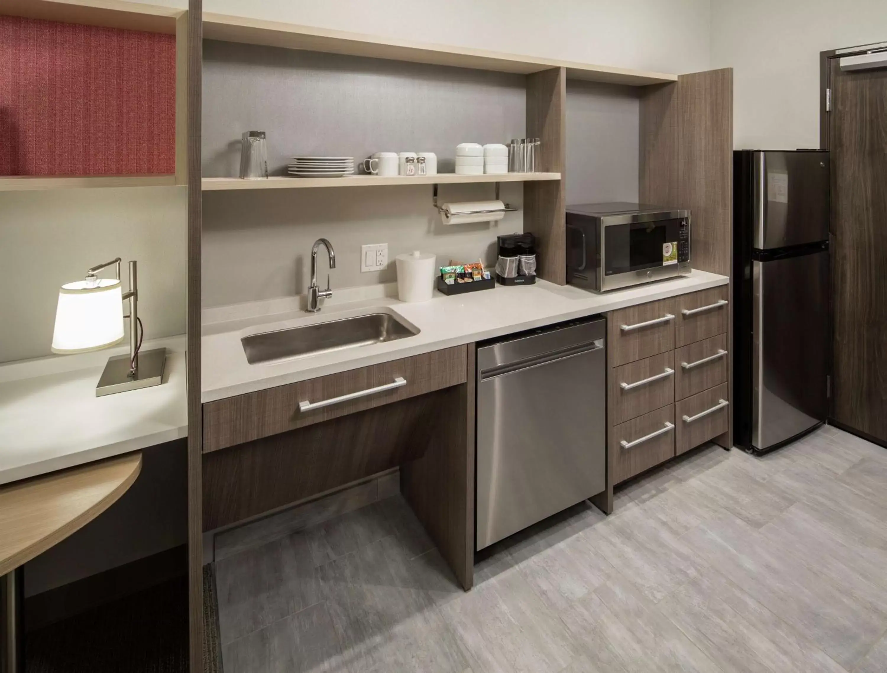 Bedroom, Kitchen/Kitchenette in Home2 Suites by Hilton Owasso