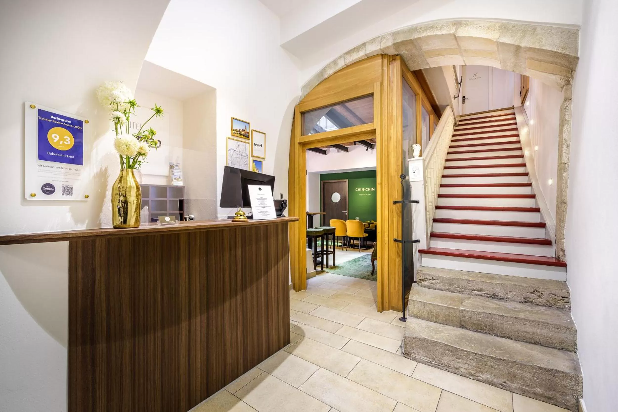 Lobby or reception in Chin-Chin Hotel ehemals Bohemian Hotel