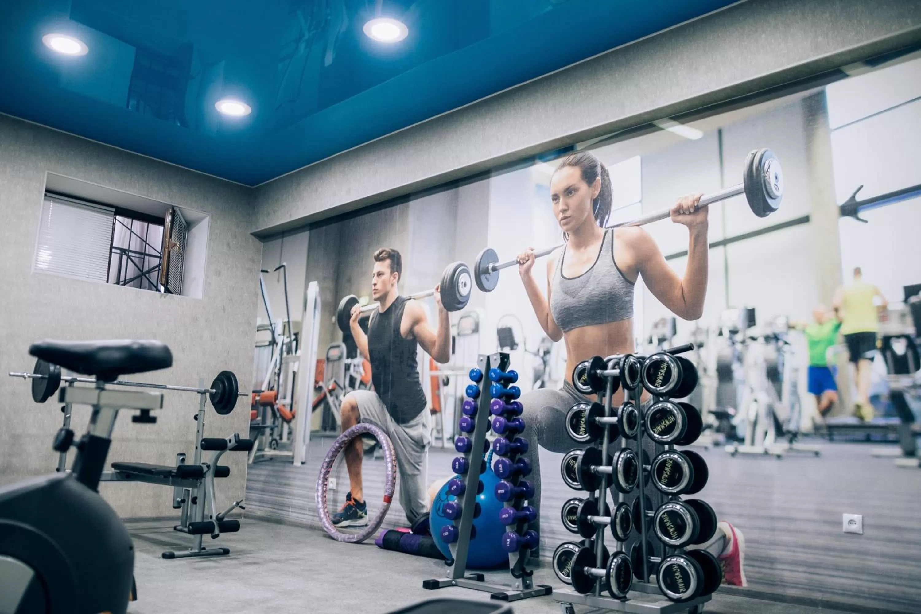 Fitness centre/facilities in Megapolis Hotel Shymkent
