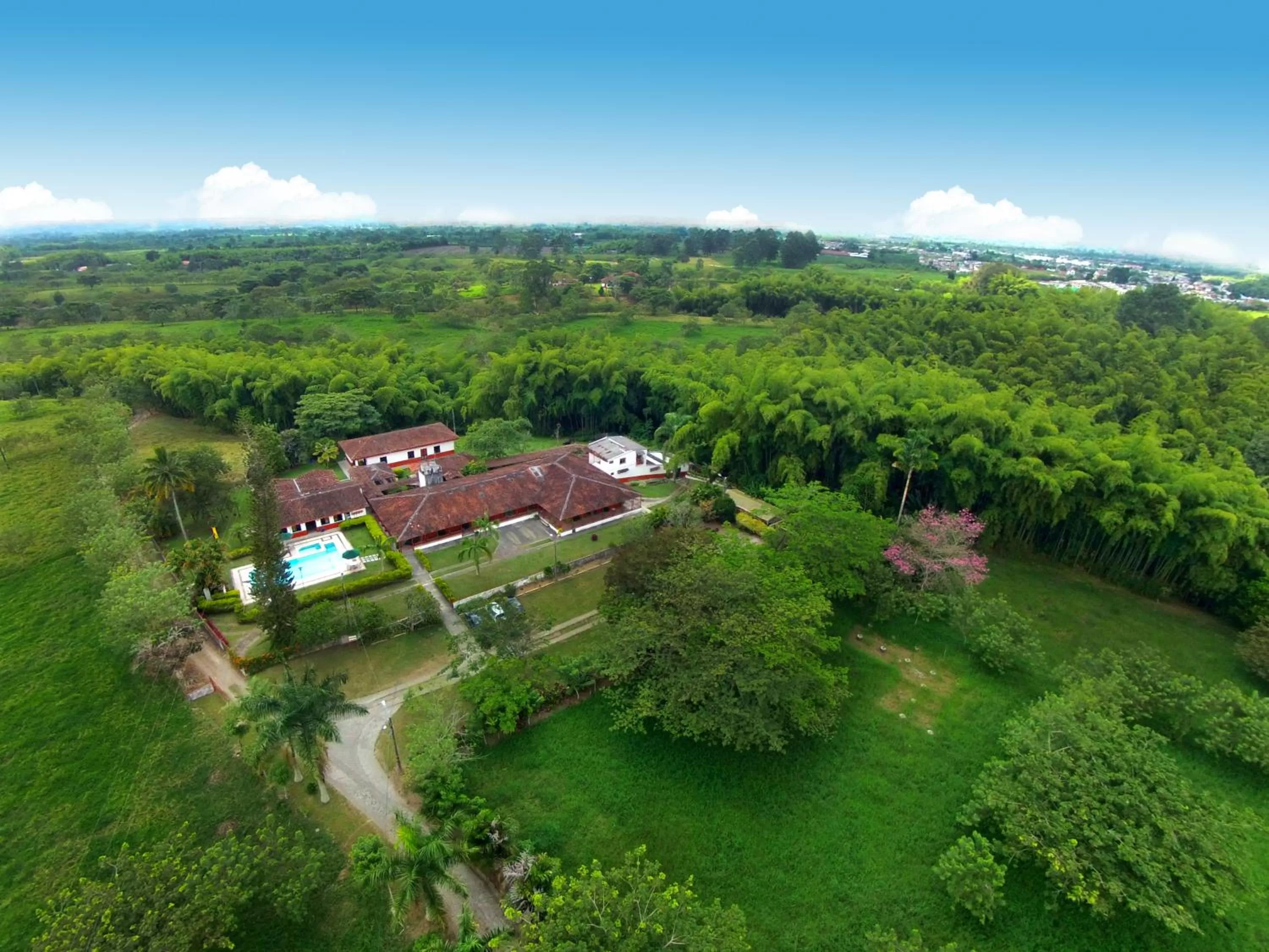 Bird's eye view in Hotel campestre La Floresta