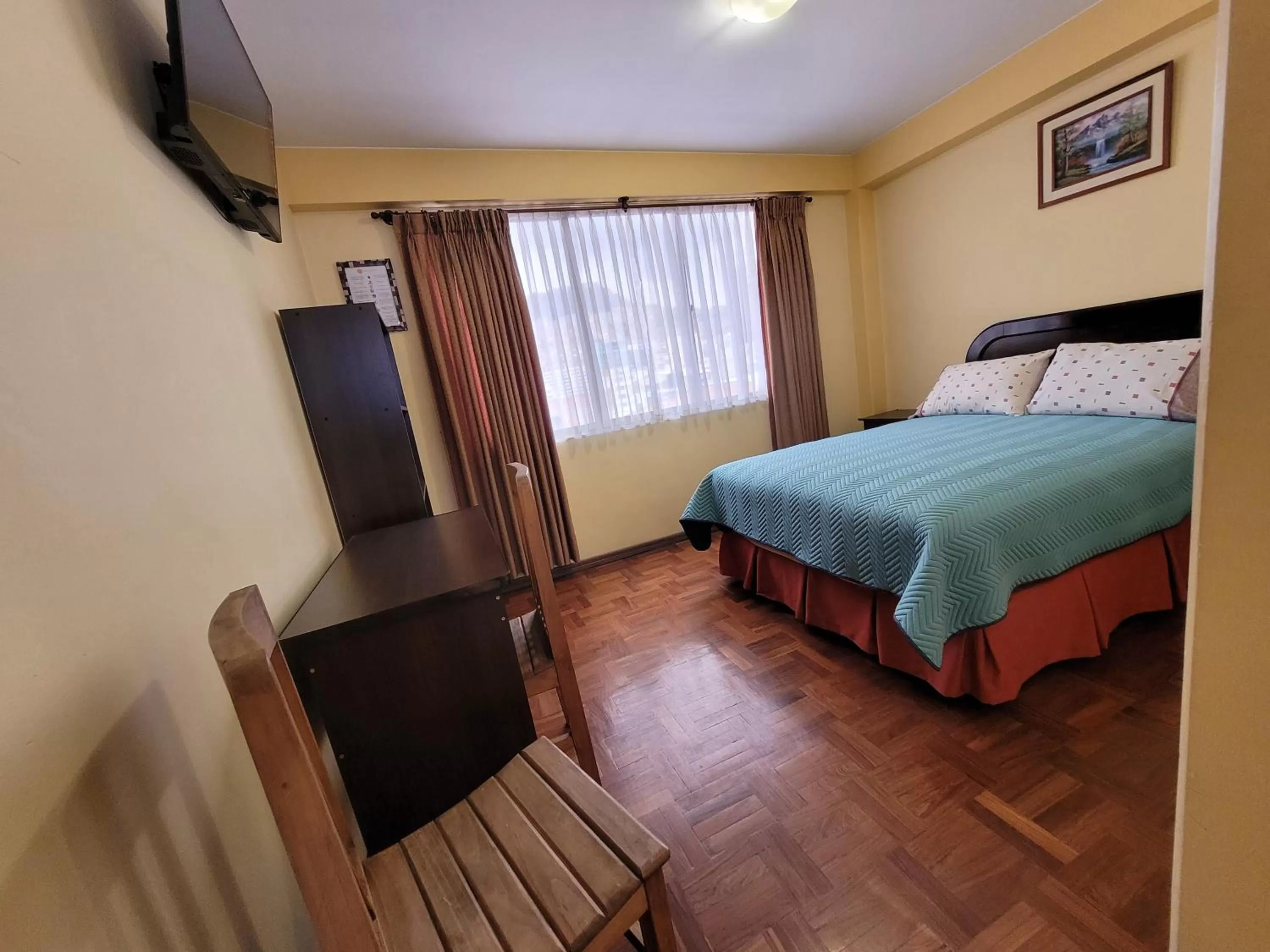 Bed in Hotel Nuevo Sol