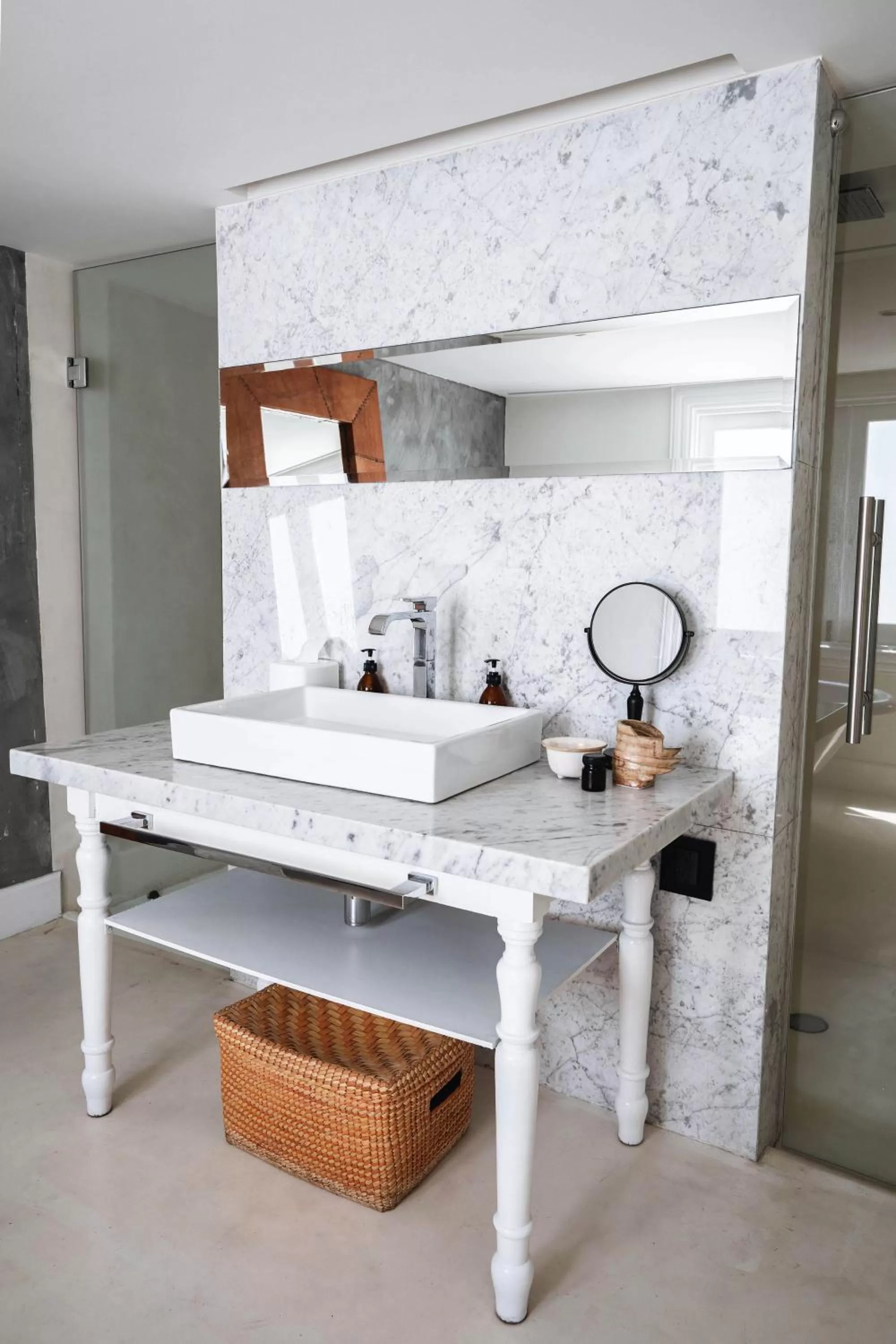 Bathroom in La Valise Mexico City, Member of Small Luxury Hotels