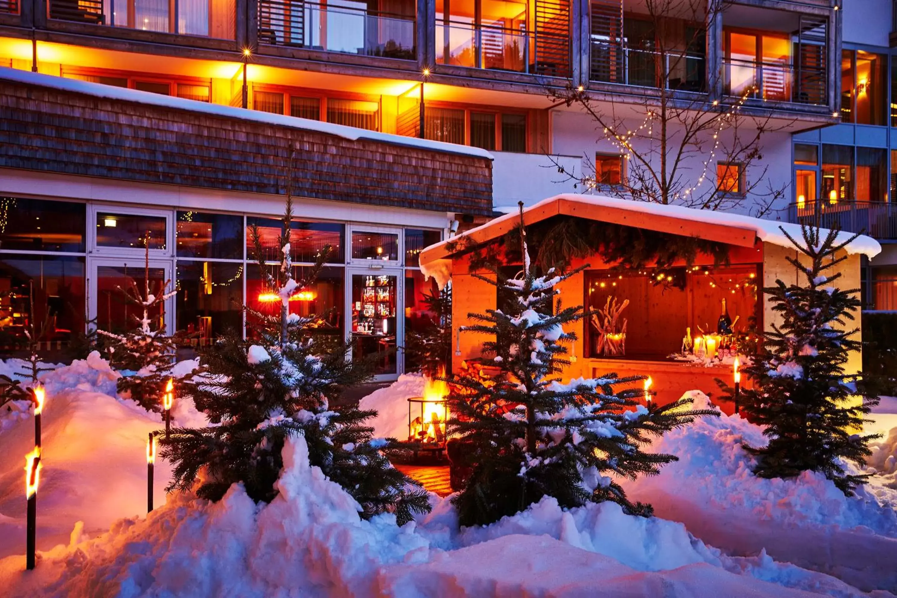 Decorative detail, Winter in Kempinski Hotel Das Tirol