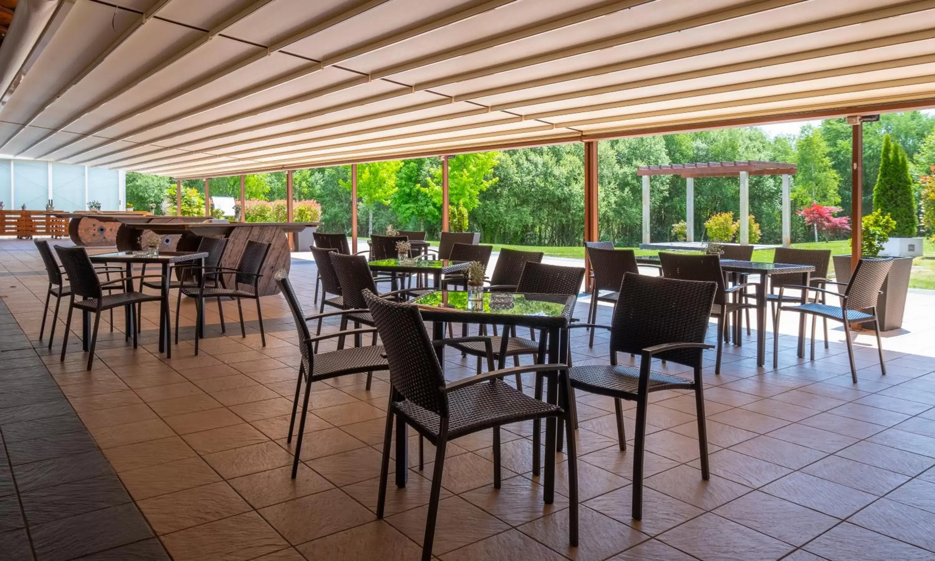 Garden, Restaurant/Places to Eat in Hotel Spa Attica21 Villalba