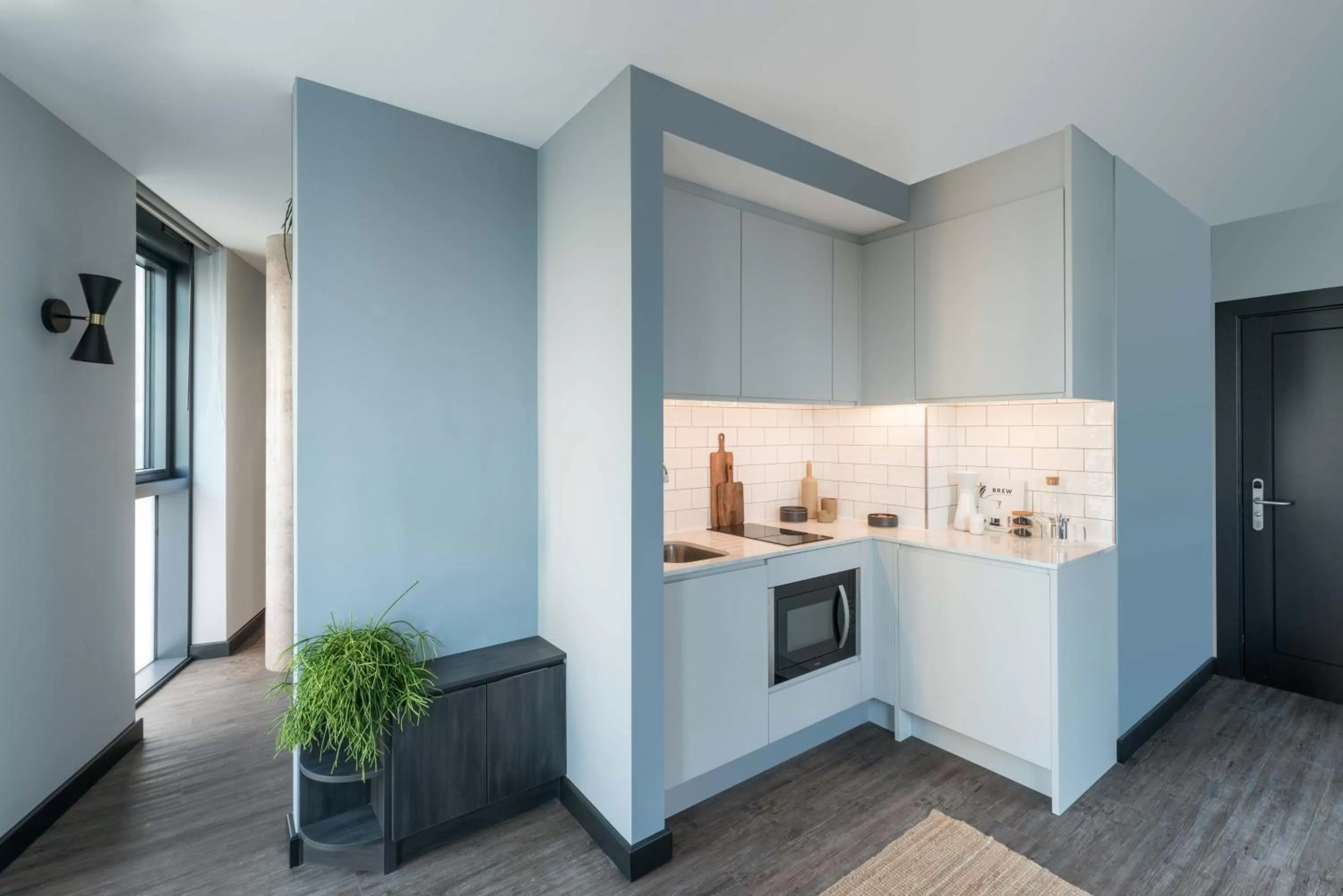 Kitchen or kitchenette in ARK Canary Wharf