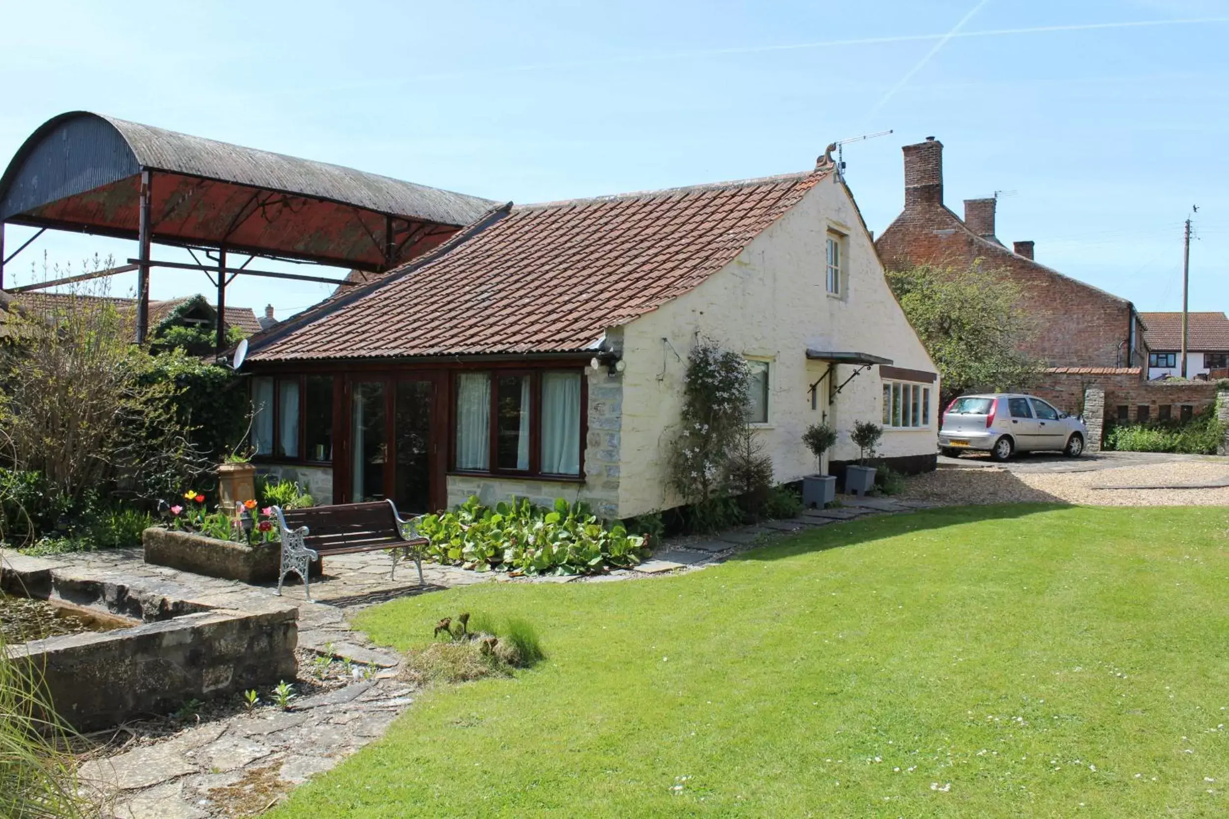 Patio, Garden in Little England Retreats - Cottage, Yurt and Shepherd Huts