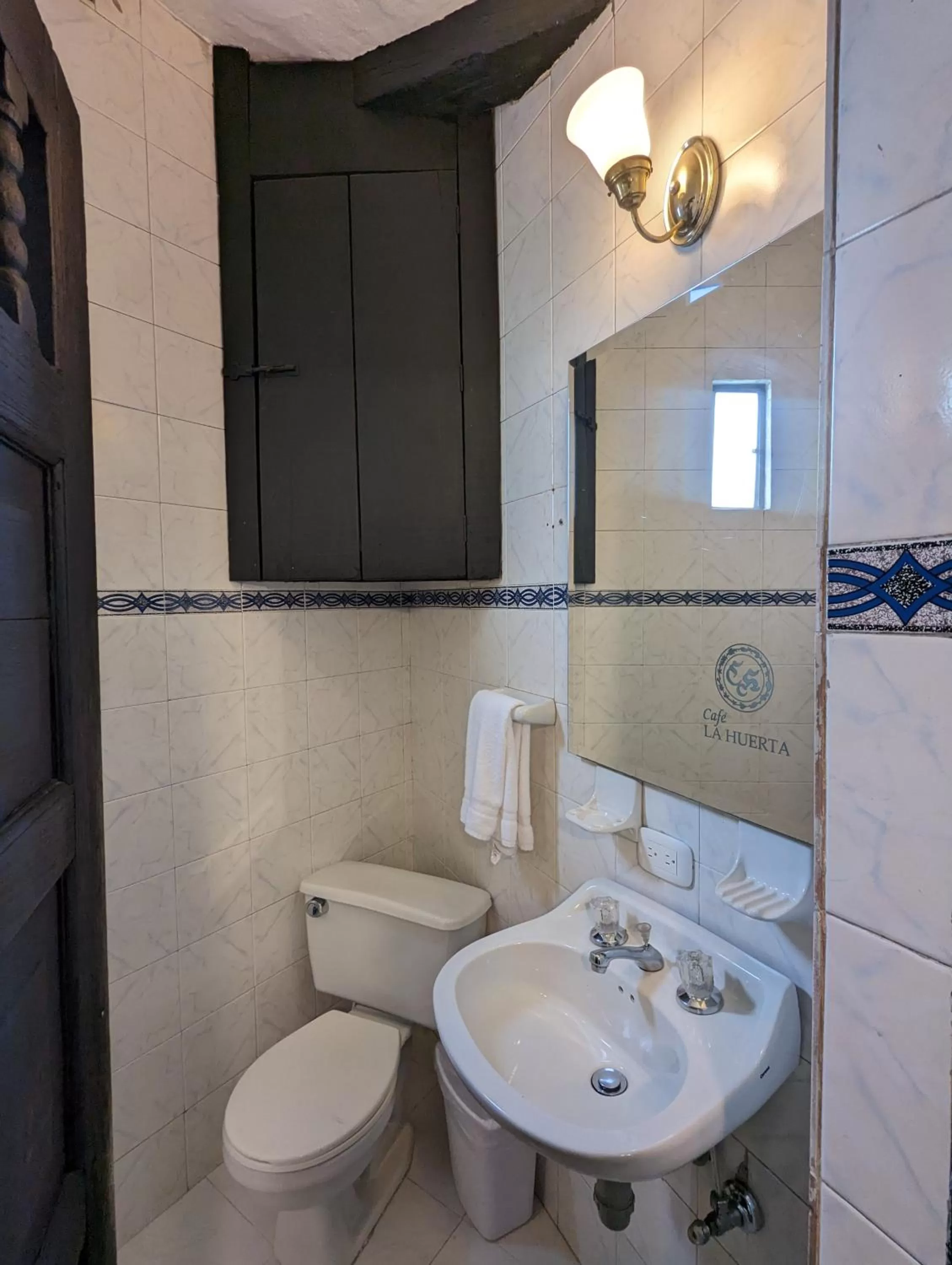 Bathroom in Posada Cafe La Huerta