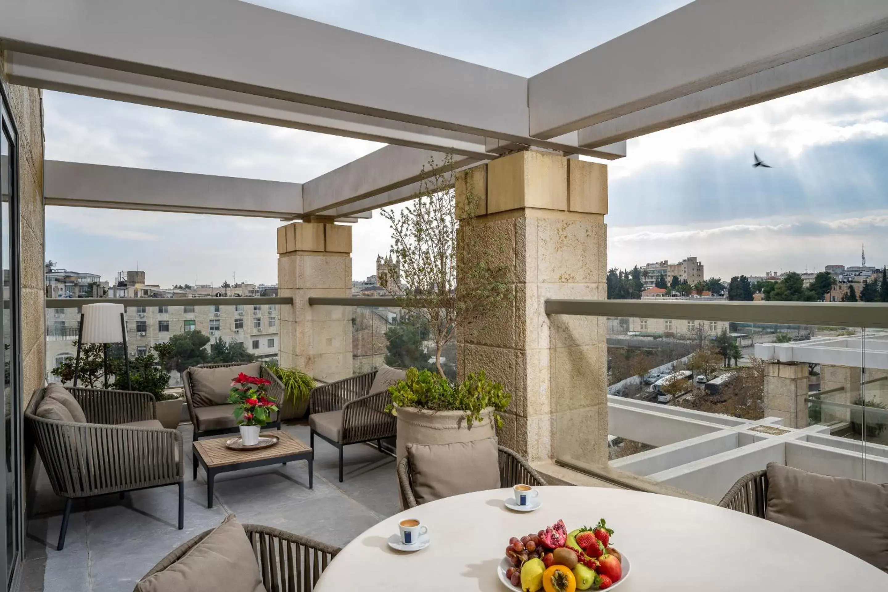 Balcony/Terrace in Olive Tree Hotel