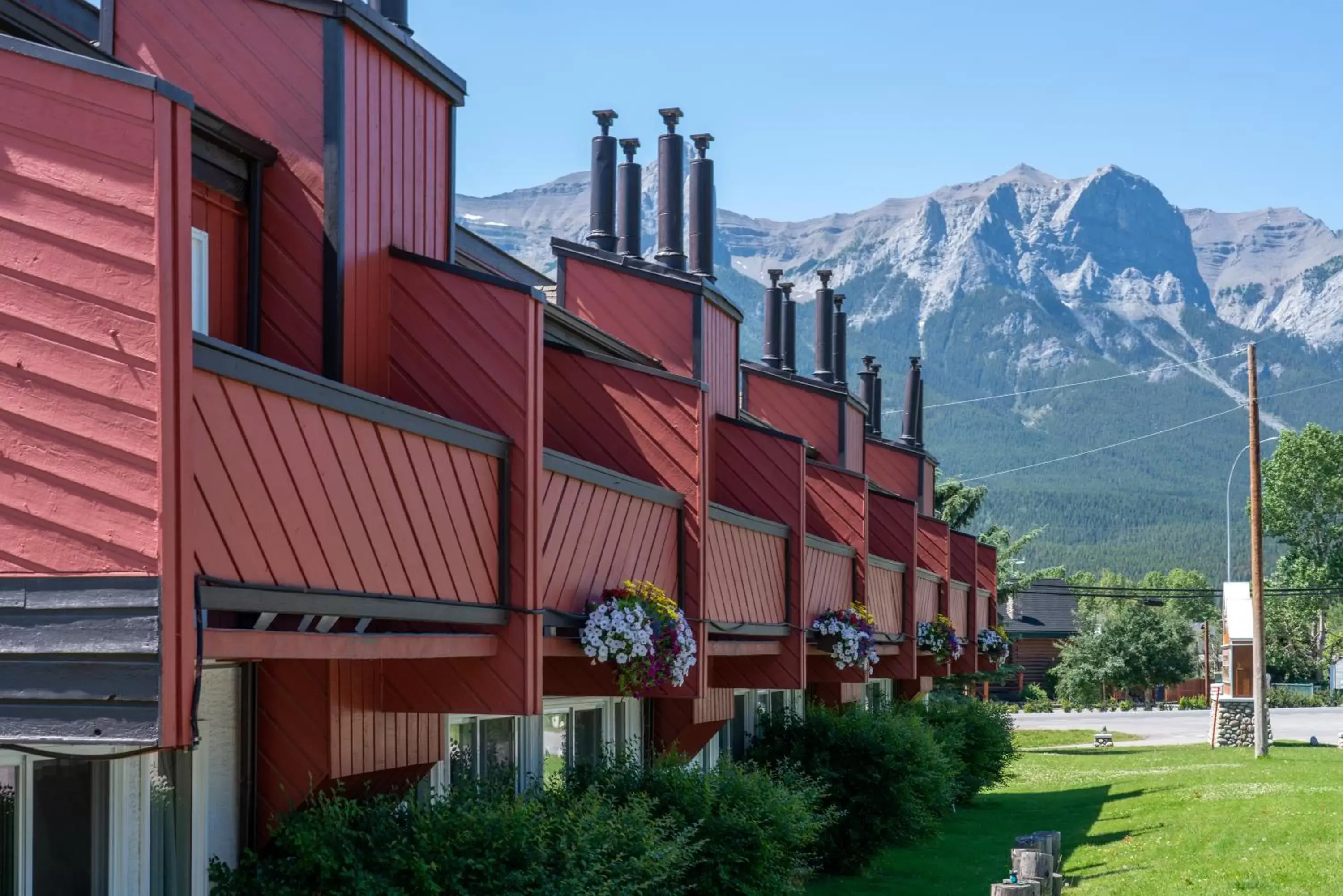 Property Building in Rocky Mountain Ski Lodge